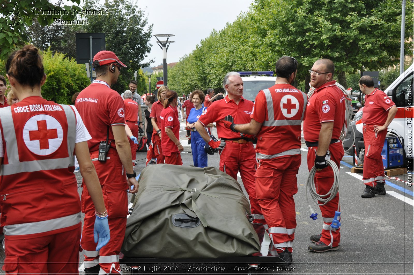 Arona 2 Luglio 2016 - Aronairshow - Croce Rossa Italiana- Comitato Regionale del Piemonte