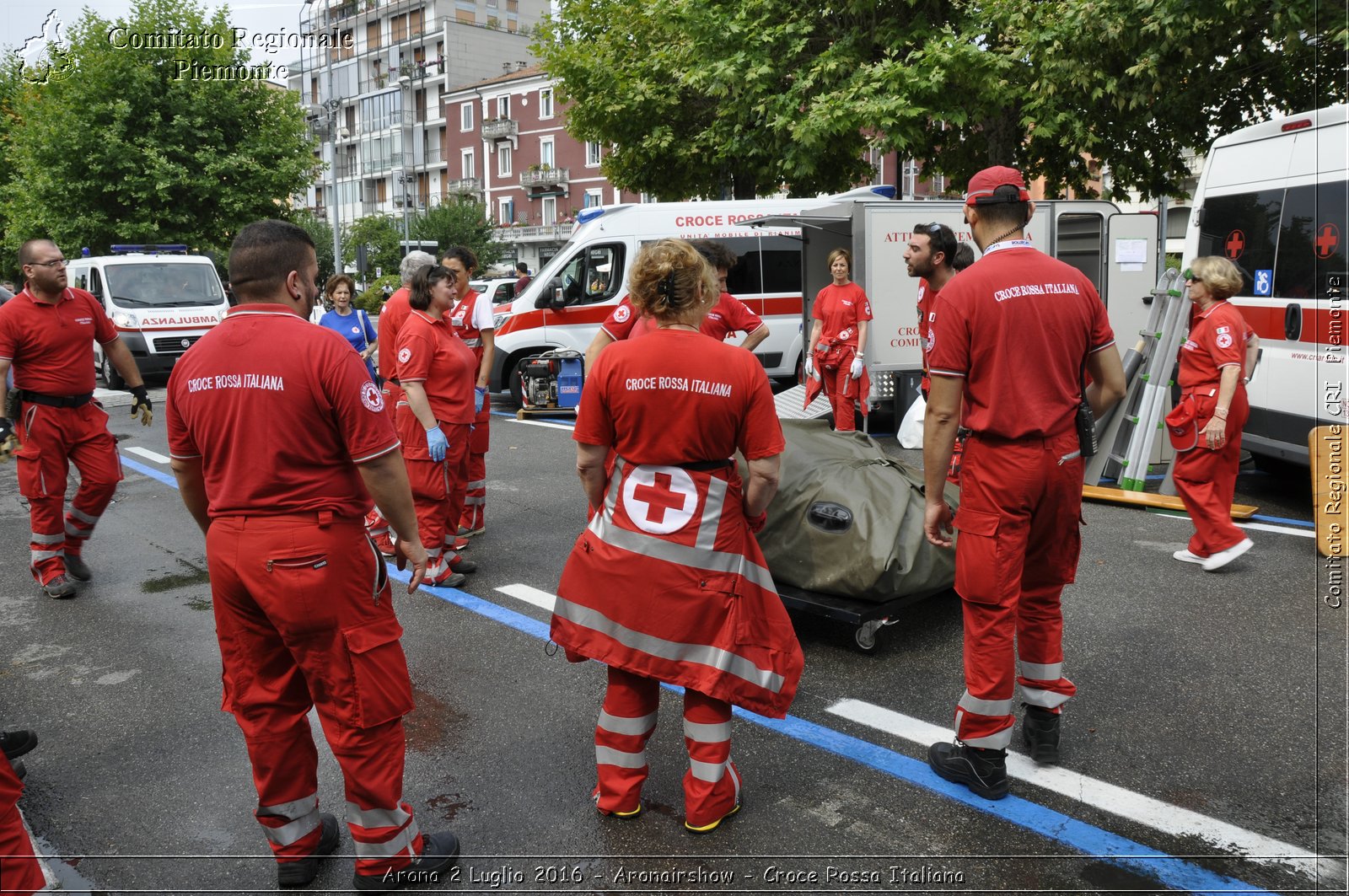 Arona 2 Luglio 2016 - Aronairshow - Croce Rossa Italiana- Comitato Regionale del Piemonte