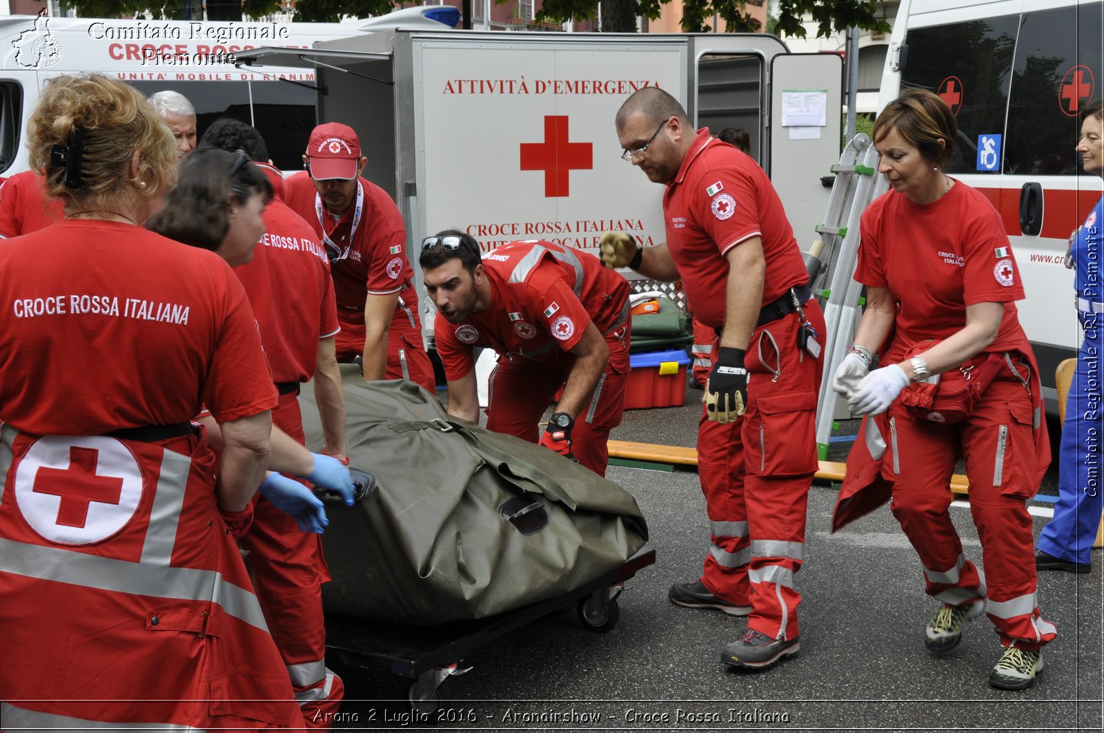 Arona 2 Luglio 2016 - Aronairshow - Croce Rossa Italiana- Comitato Regionale del Piemonte