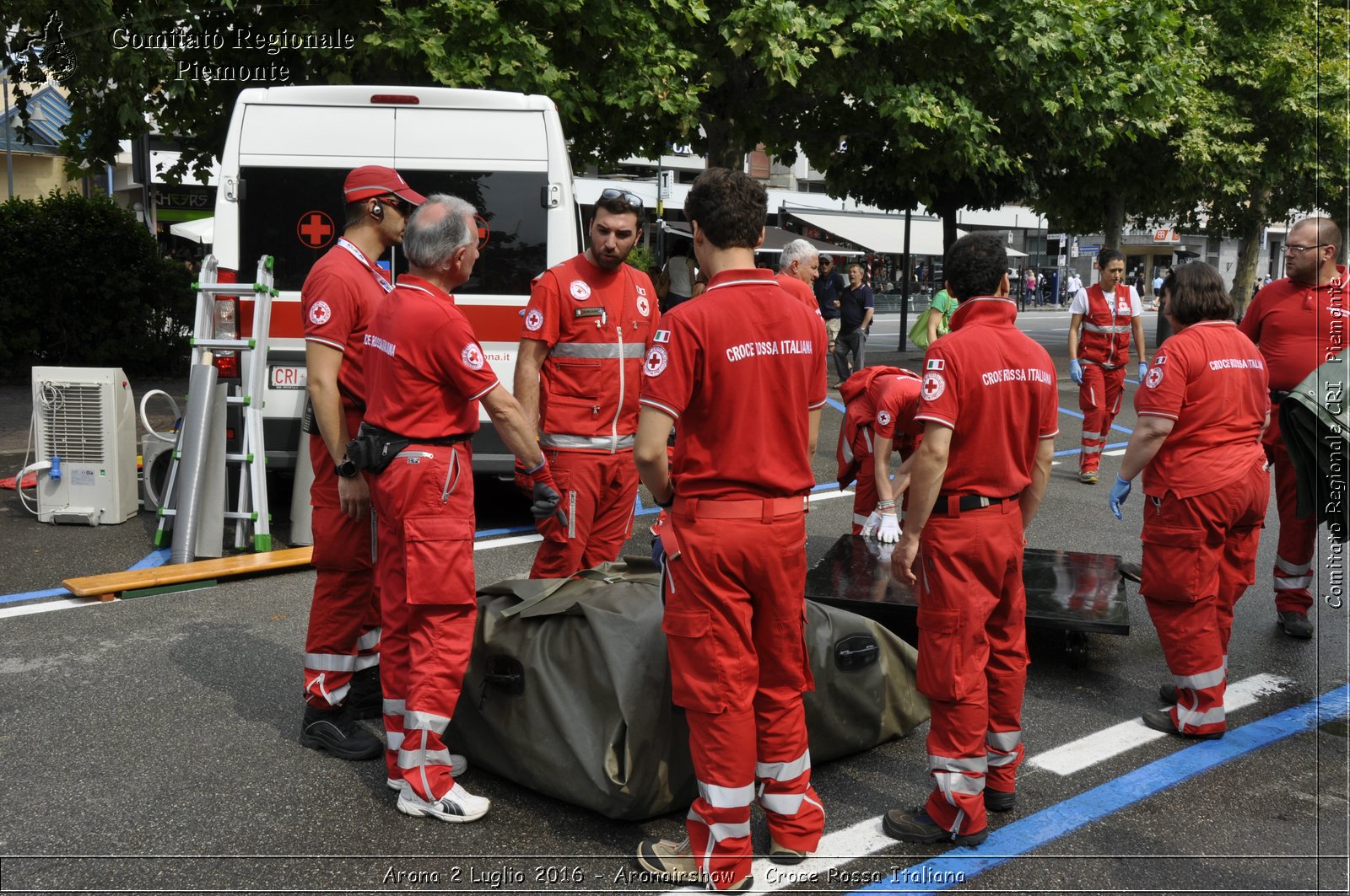 Arona 2 Luglio 2016 - Aronairshow - Croce Rossa Italiana- Comitato Regionale del Piemonte