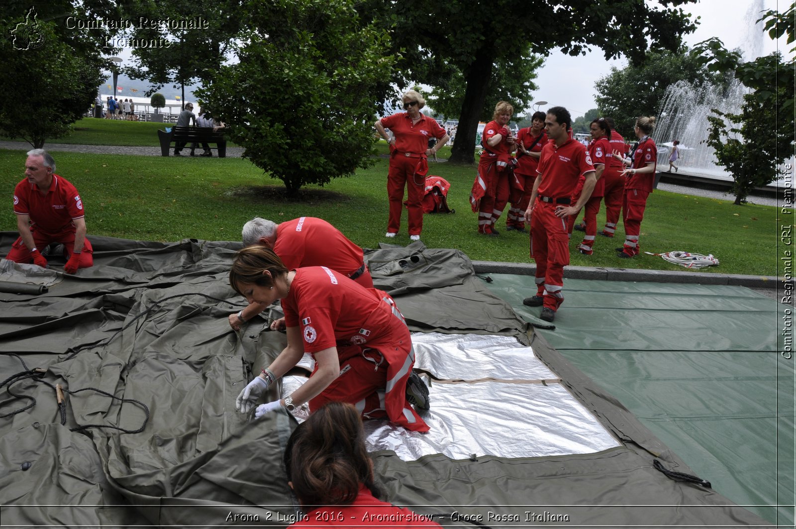 Arona 2 Luglio 2016 - Aronairshow - Croce Rossa Italiana- Comitato Regionale del Piemonte