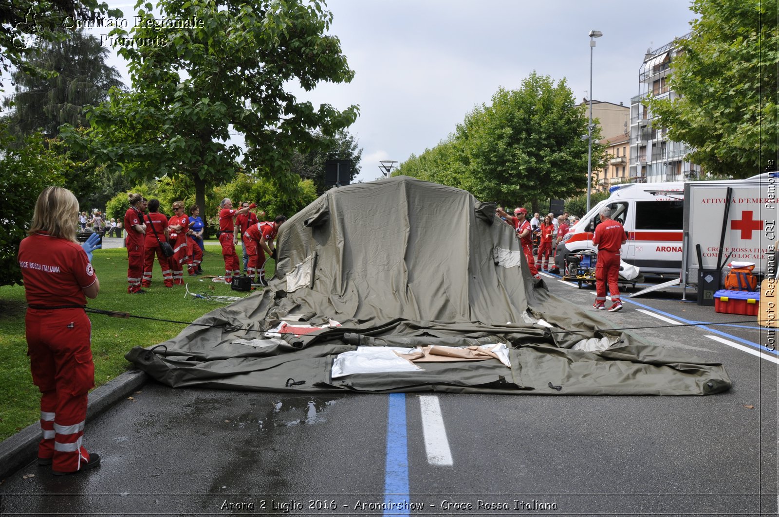 Arona 2 Luglio 2016 - Aronairshow - Croce Rossa Italiana- Comitato Regionale del Piemonte