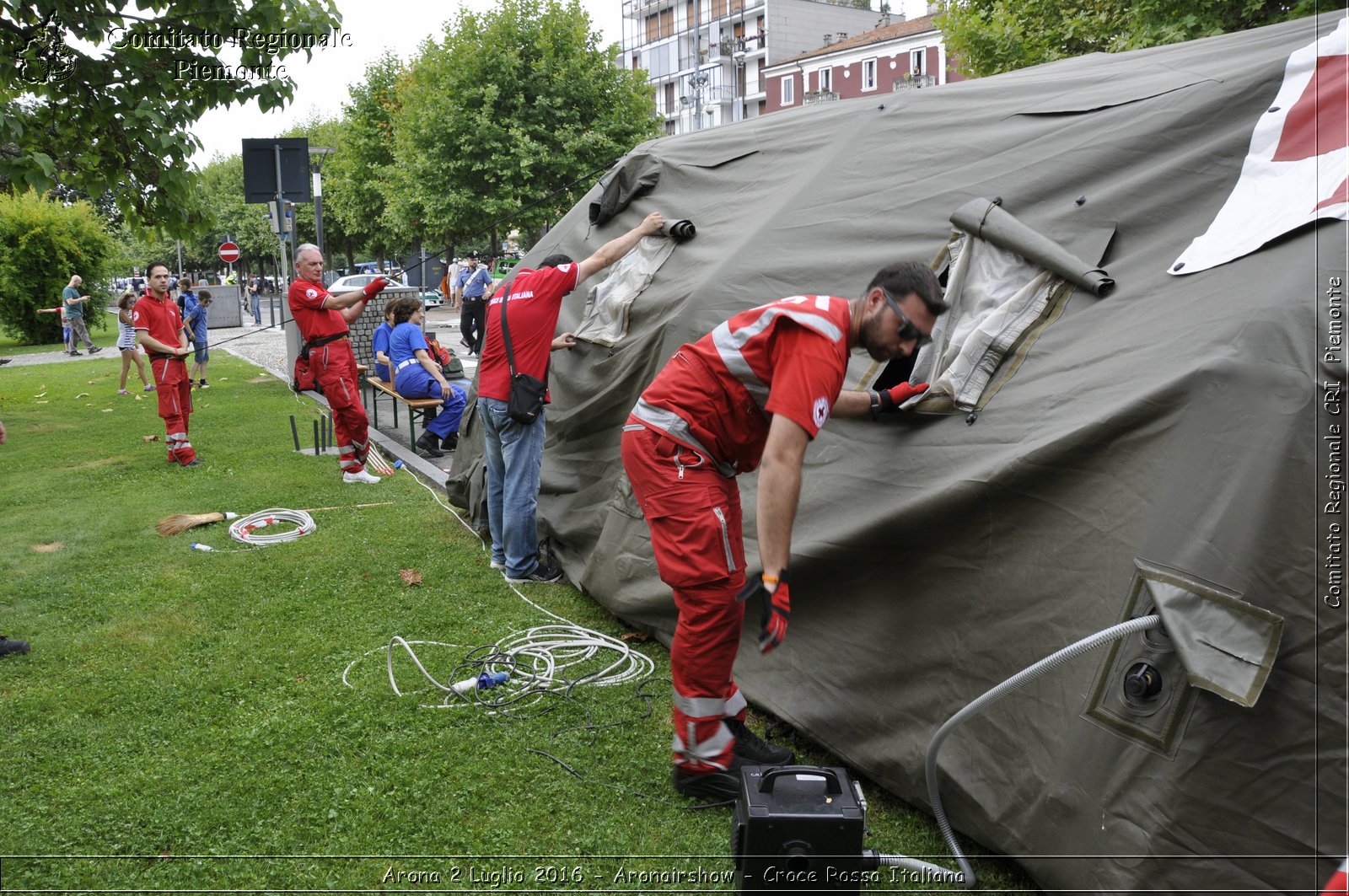 Arona 2 Luglio 2016 - Aronairshow - Croce Rossa Italiana- Comitato Regionale del Piemonte