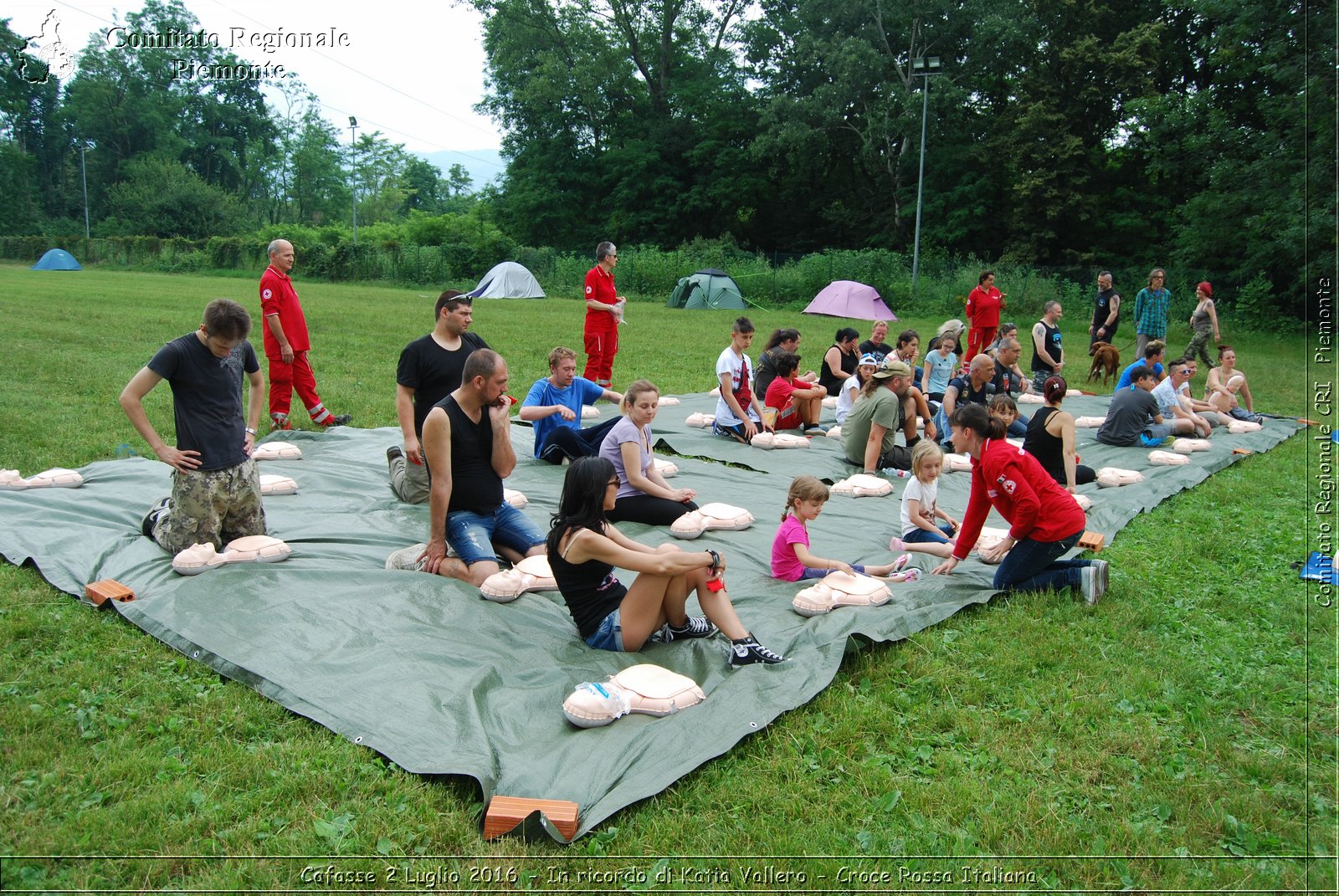 Cafasse 2 Luglio 2016 - In ricordo di Katia Vallero - Croce Rossa Italiana- Comitato Regionale del Piemonte