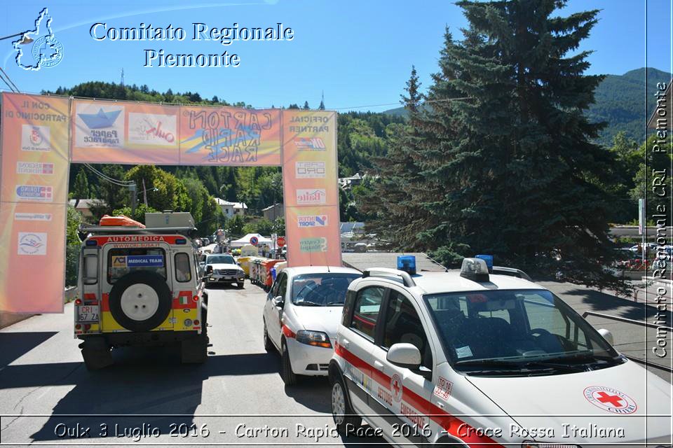 Oulx 3 Luglio 2016 - Carton Rapid Race 2016 - Croce Rossa Italiana- Comitato Regionale del Piemonte