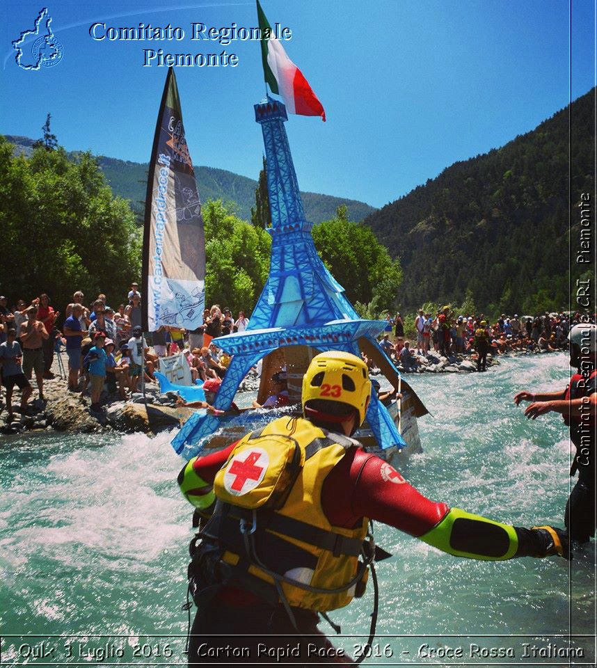 Oulx 3 Luglio 2016 - Carton Rapid Race 2016 - Croce Rossa Italiana- Comitato Regionale del Piemonte