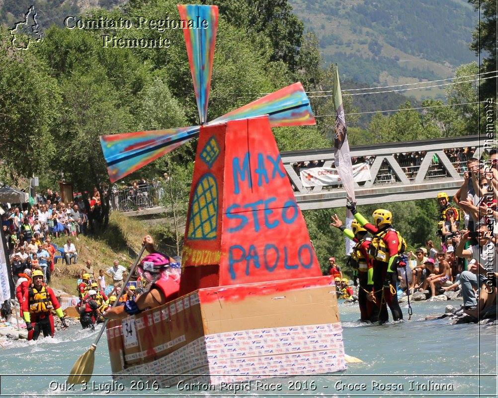 Oulx 3 Luglio 2016 - Carton Rapid Race 2016 - Croce Rossa Italiana- Comitato Regionale del Piemonte