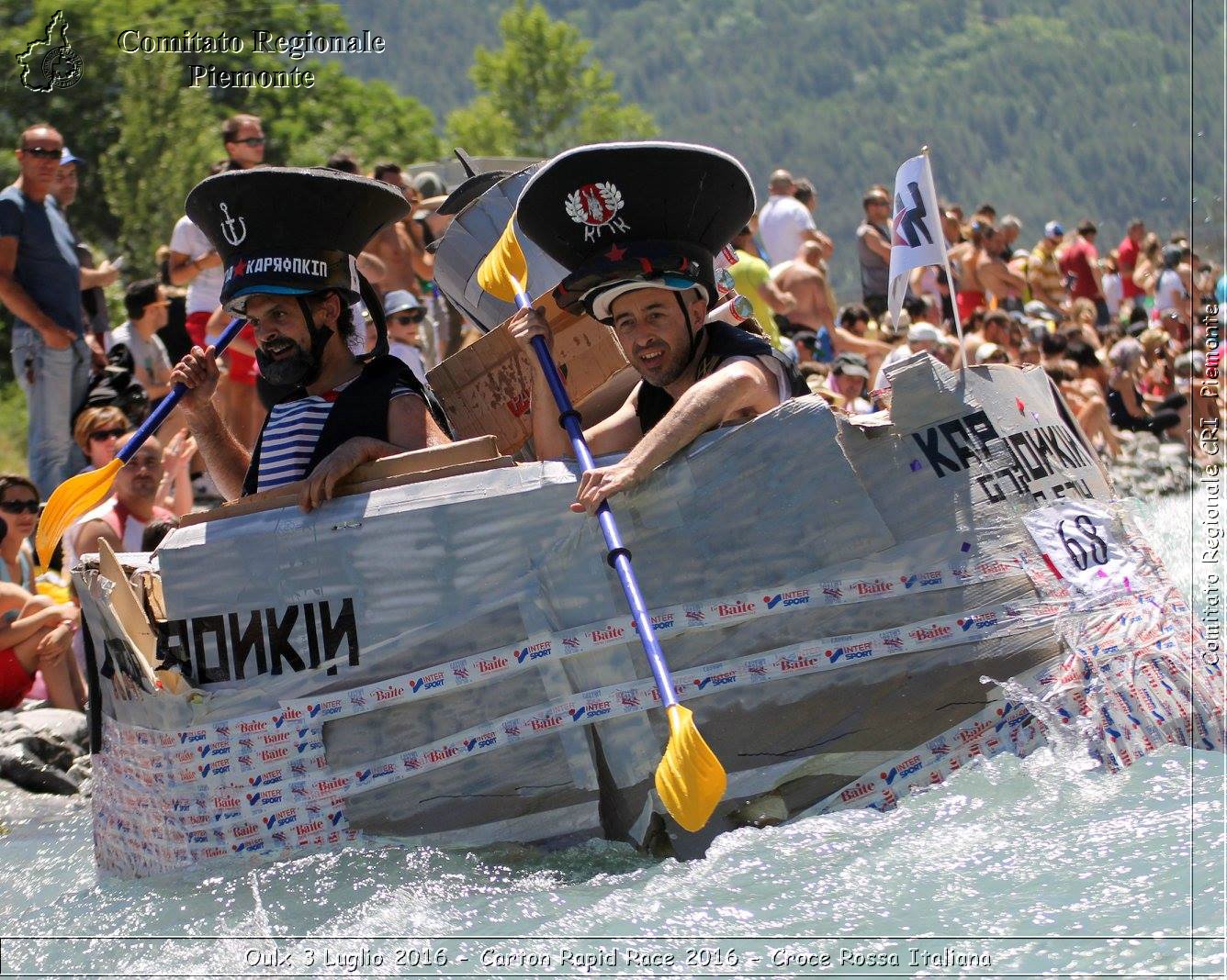 Oulx 3 Luglio 2016 - Carton Rapid Race 2016 - Croce Rossa Italiana- Comitato Regionale del Piemonte