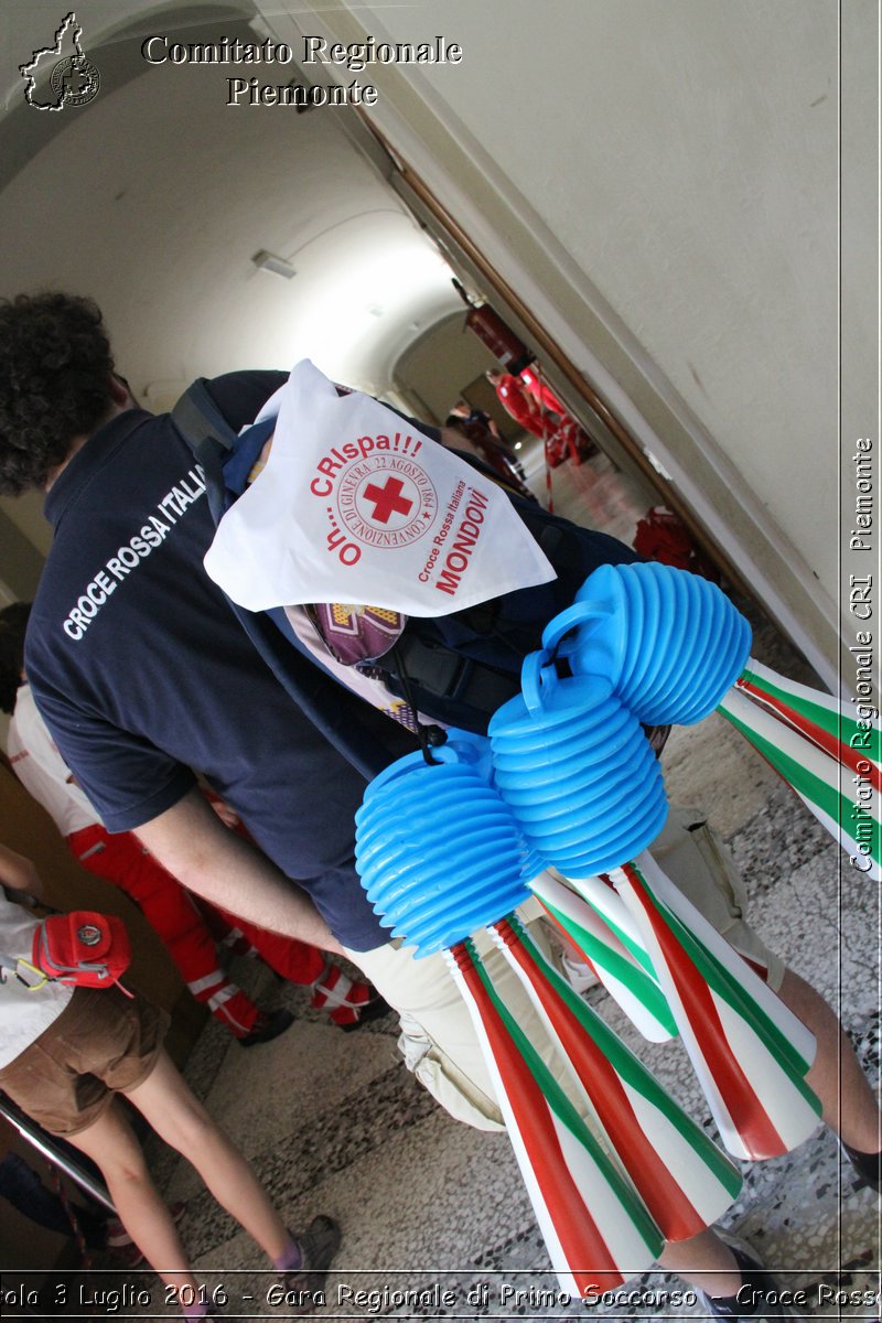 Domodossola 3 Luglio 2016 - Gara Regionale di Primo Soccorso - Croce Rossa Italiana- Comitato Regionale del Piemonte