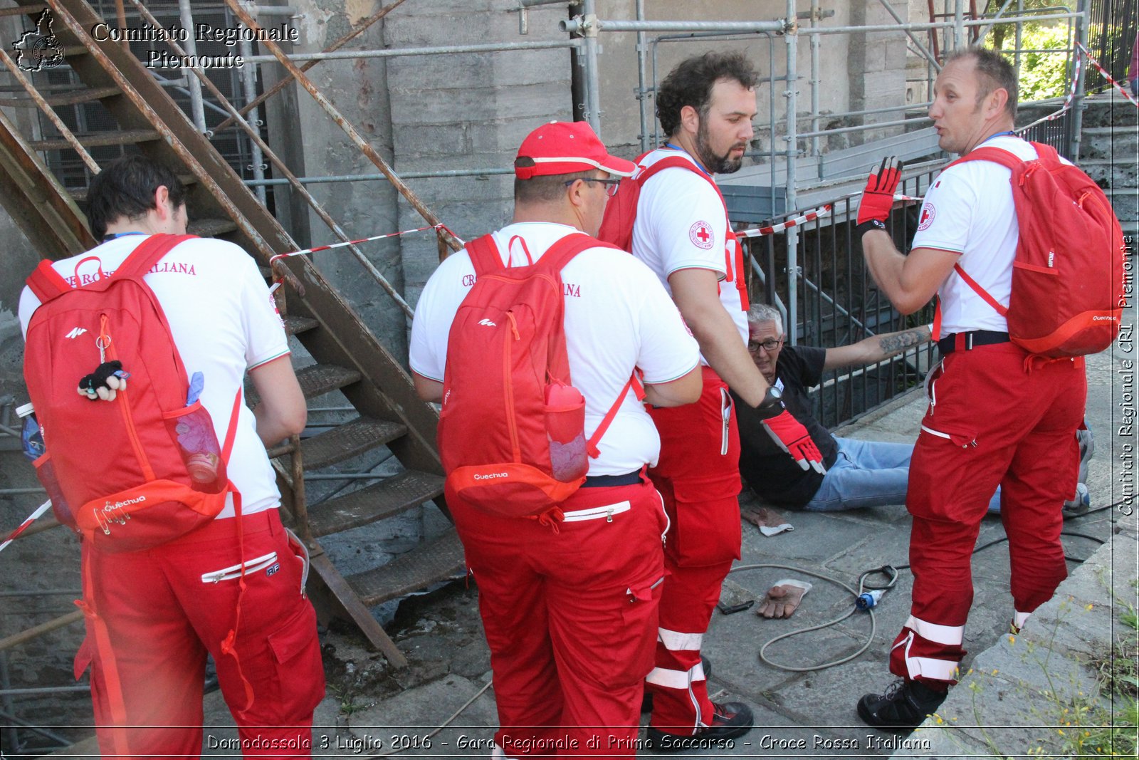 Domodossola 3 Luglio 2016 - Gara Regionale di Primo Soccorso - Croce Rossa Italiana- Comitato Regionale del Piemonte