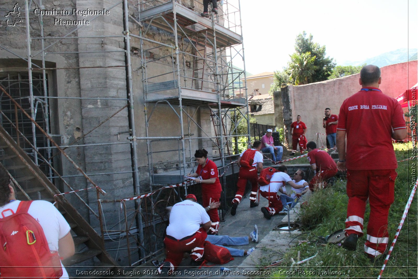 Domodossola 3 Luglio 2016 - Gara Regionale di Primo Soccorso - Croce Rossa Italiana- Comitato Regionale del Piemonte