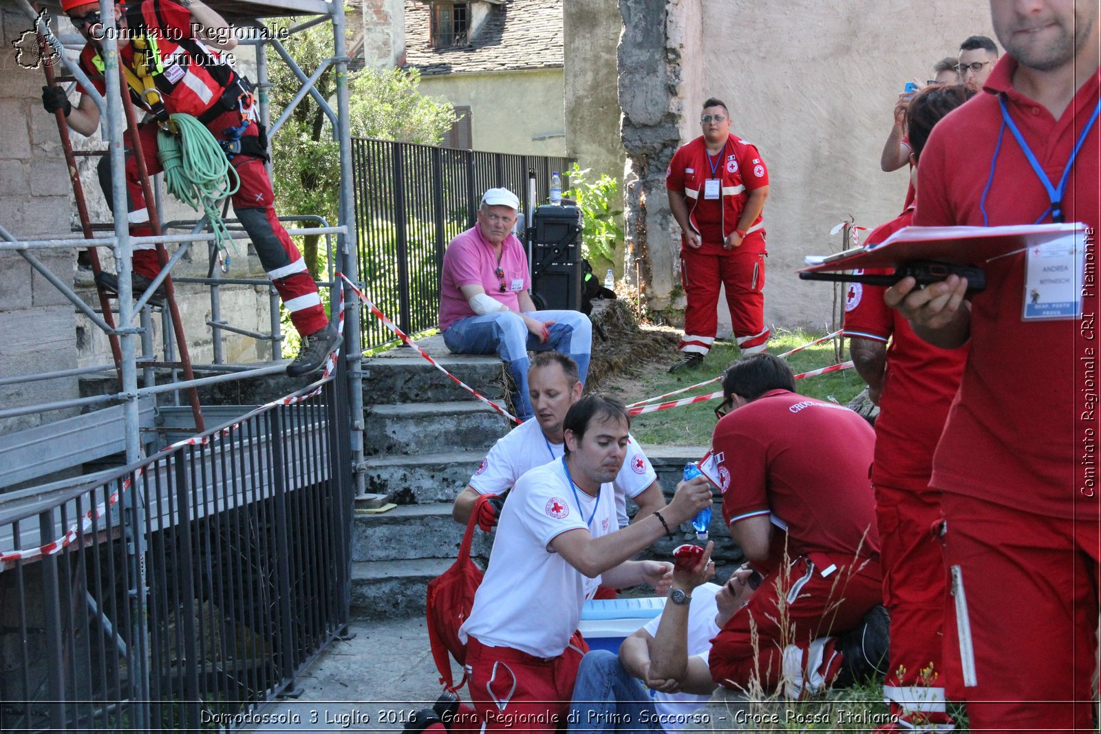 Domodossola 3 Luglio 2016 - Gara Regionale di Primo Soccorso - Croce Rossa Italiana- Comitato Regionale del Piemonte