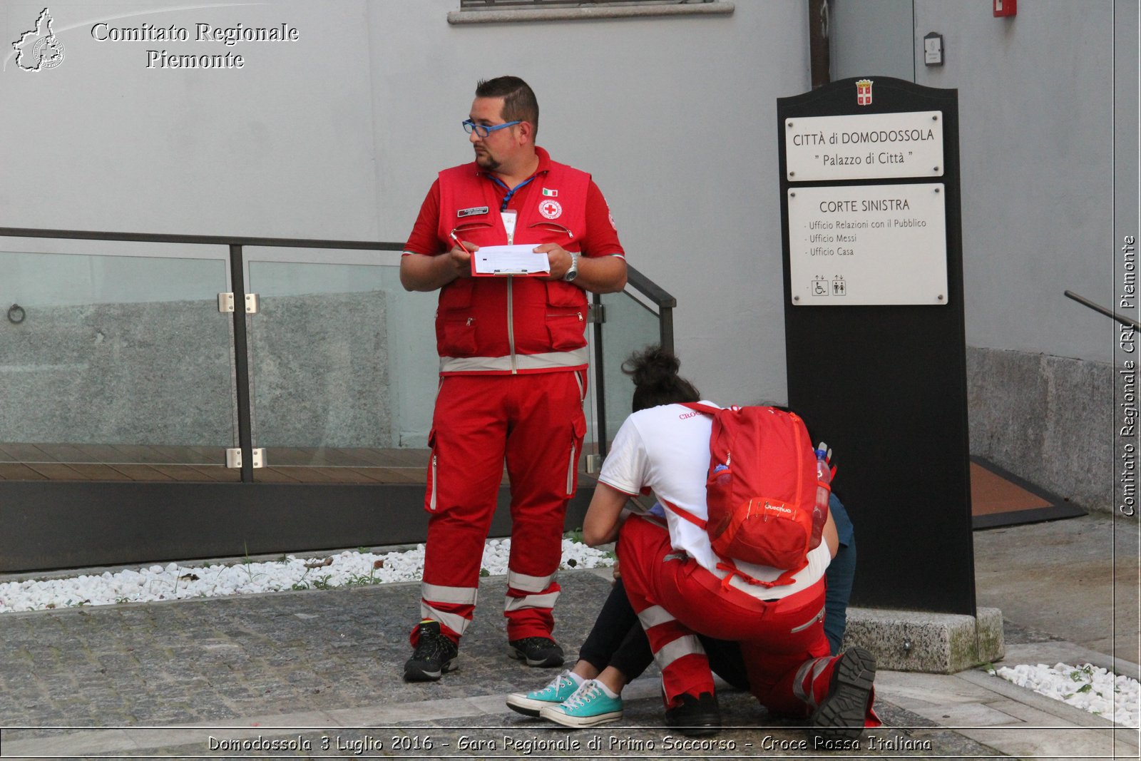 Domodossola 3 Luglio 2016 - Gara Regionale di Primo Soccorso - Croce Rossa Italiana- Comitato Regionale del Piemonte