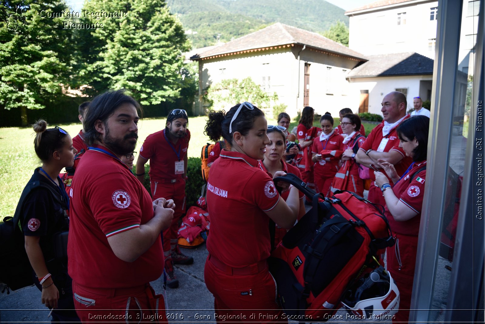 Domodossola 3 Luglio 2016 - Gara Regionale di Primo Soccorso - Croce Rossa Italiana- Comitato Regionale del Piemonte