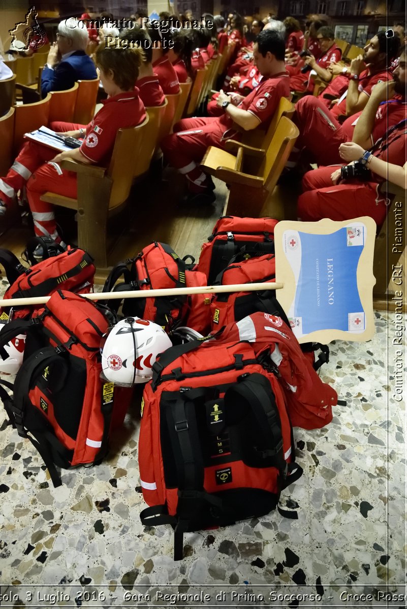 Domodossola 3 Luglio 2016 - Gara Regionale di Primo Soccorso - Croce Rossa Italiana- Comitato Regionale del Piemonte