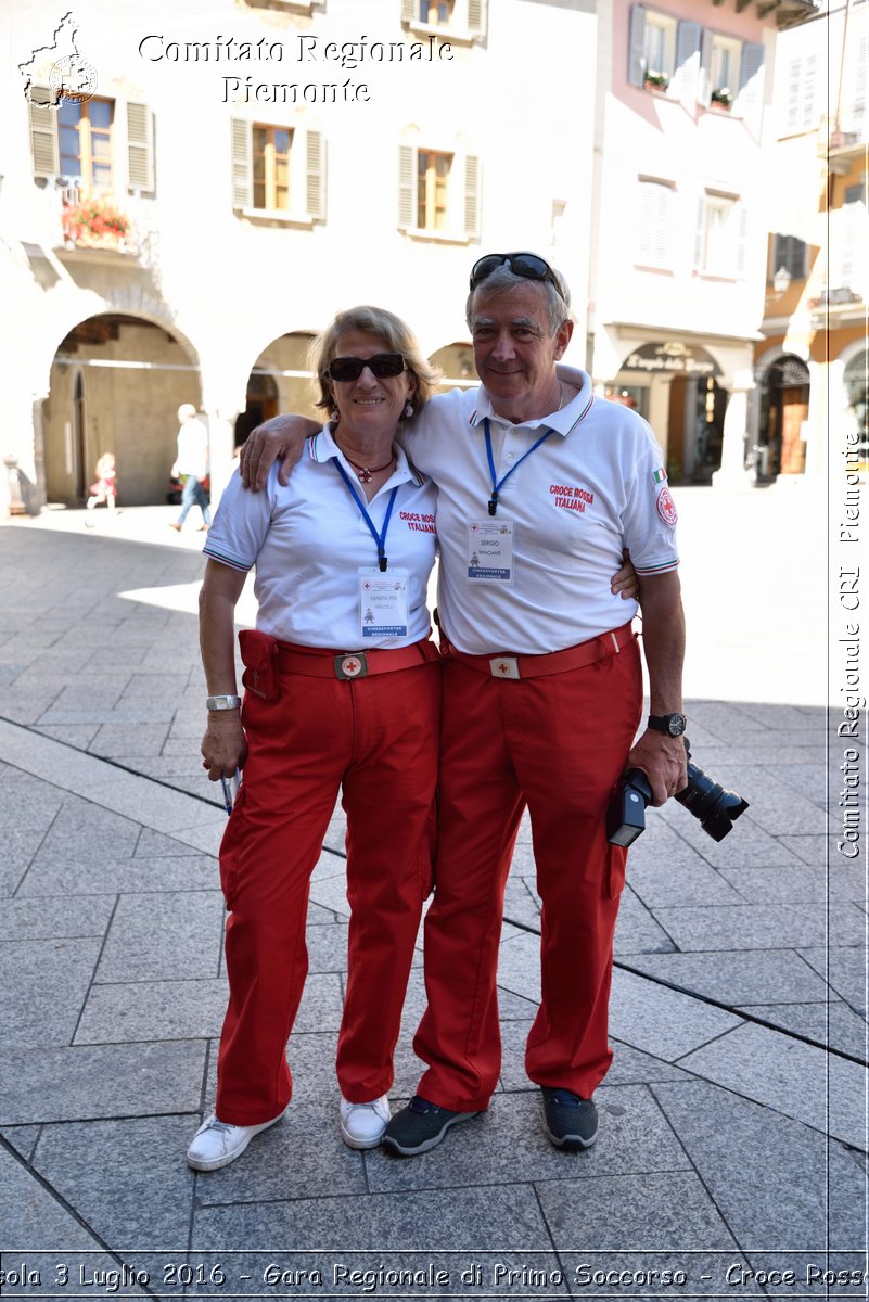 Domodossola 3 Luglio 2016 - Gara Regionale di Primo Soccorso - Croce Rossa Italiana- Comitato Regionale del Piemonte