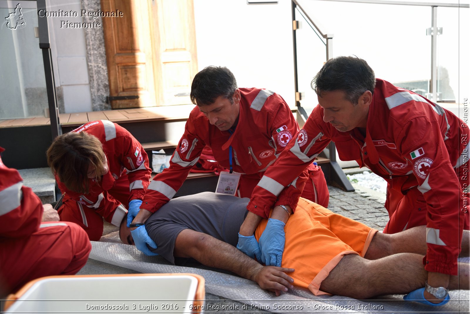 Domodossola 3 Luglio 2016 - Gara Regionale di Primo Soccorso - Croce Rossa Italiana- Comitato Regionale del Piemonte