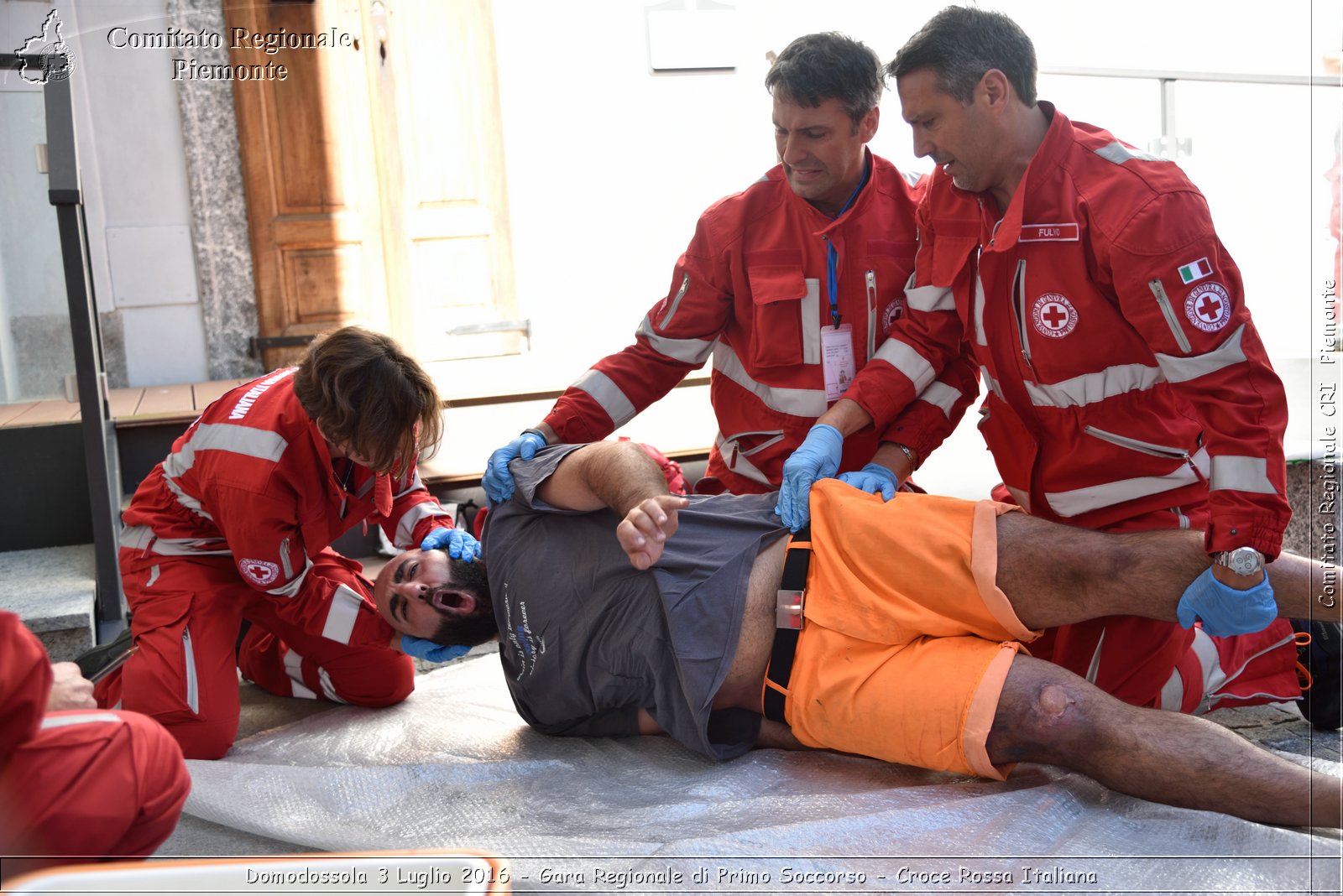 Domodossola 3 Luglio 2016 - Gara Regionale di Primo Soccorso - Croce Rossa Italiana- Comitato Regionale del Piemonte