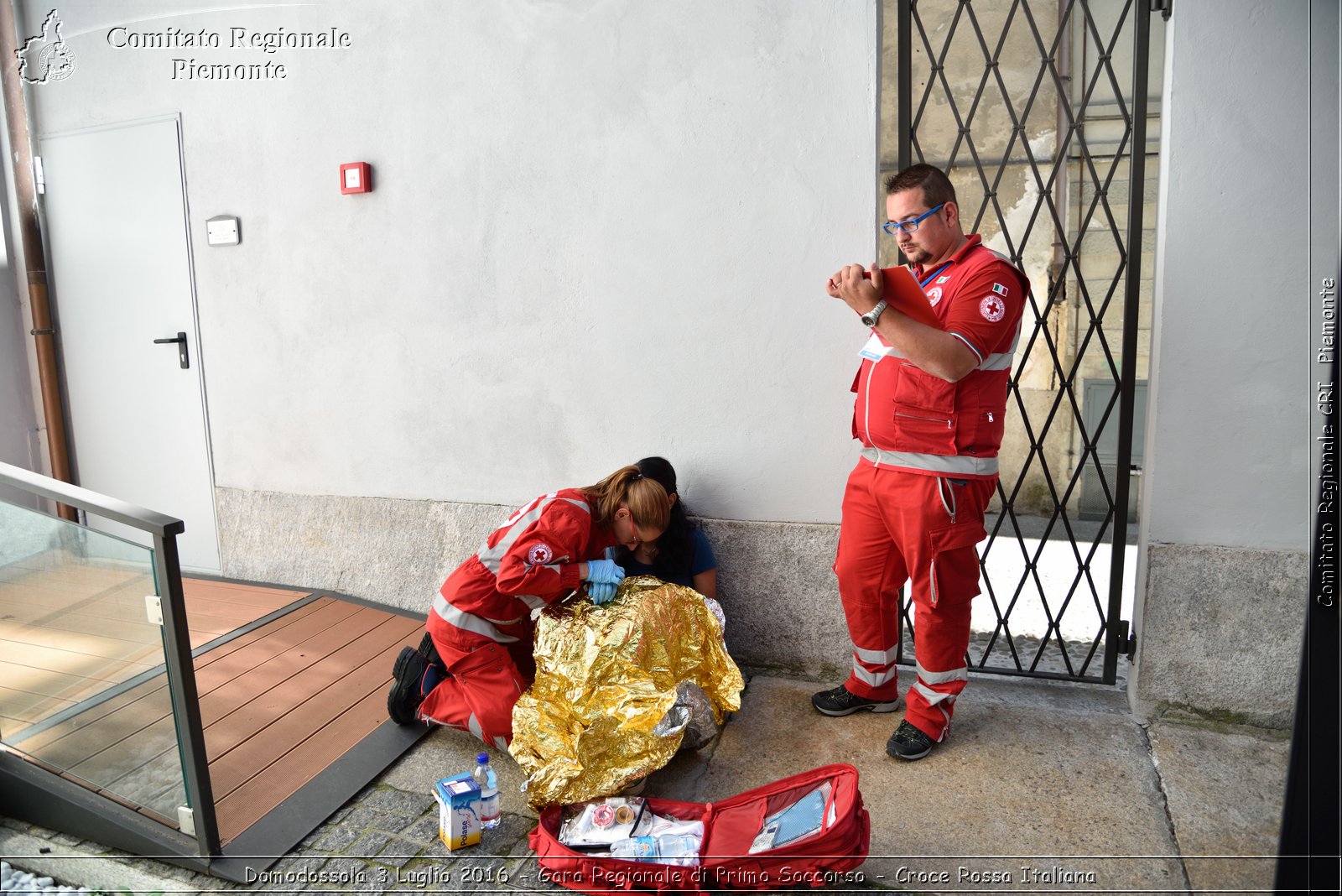 Domodossola 3 Luglio 2016 - Gara Regionale di Primo Soccorso - Croce Rossa Italiana- Comitato Regionale del Piemonte