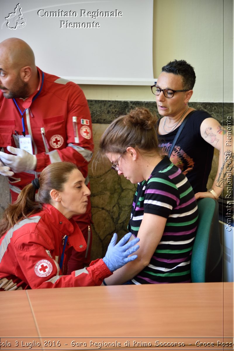 Domodossola 3 Luglio 2016 - Gara Regionale di Primo Soccorso - Croce Rossa Italiana- Comitato Regionale del Piemonte