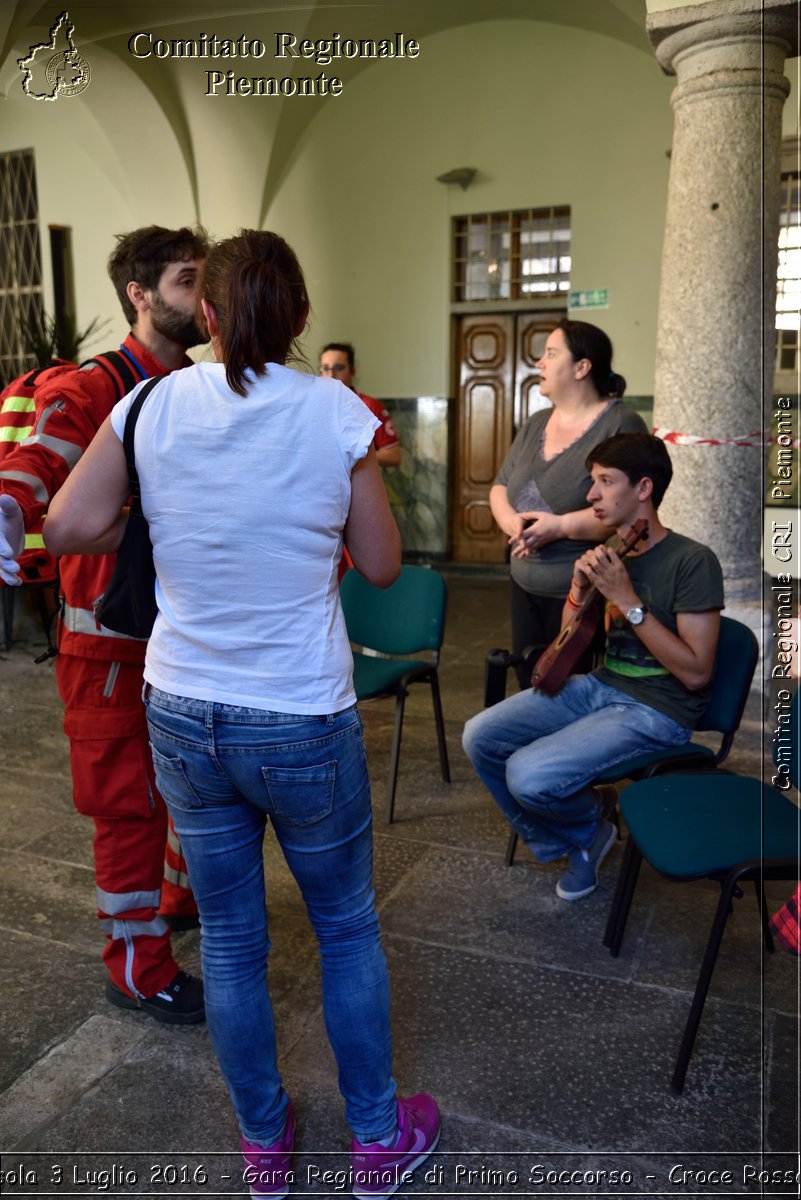 Domodossola 3 Luglio 2016 - Gara Regionale di Primo Soccorso - Croce Rossa Italiana- Comitato Regionale del Piemonte