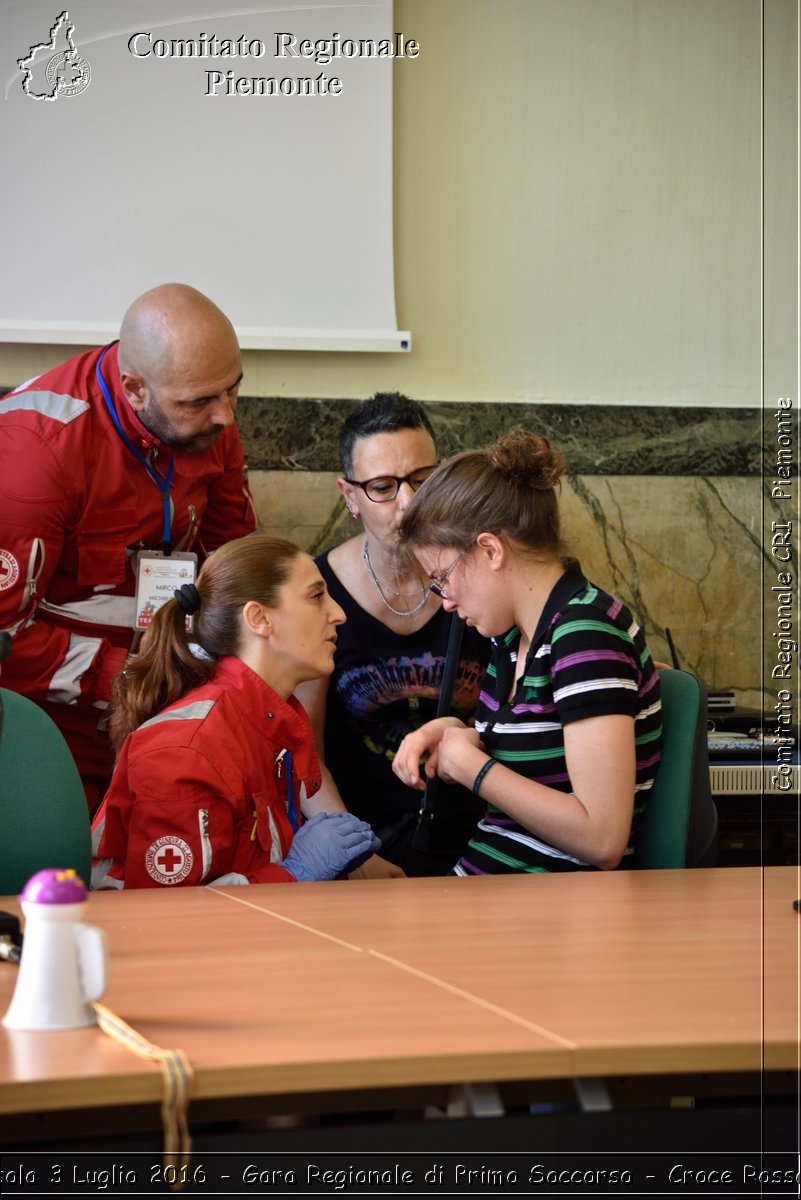 Domodossola 3 Luglio 2016 - Gara Regionale di Primo Soccorso - Croce Rossa Italiana- Comitato Regionale del Piemonte