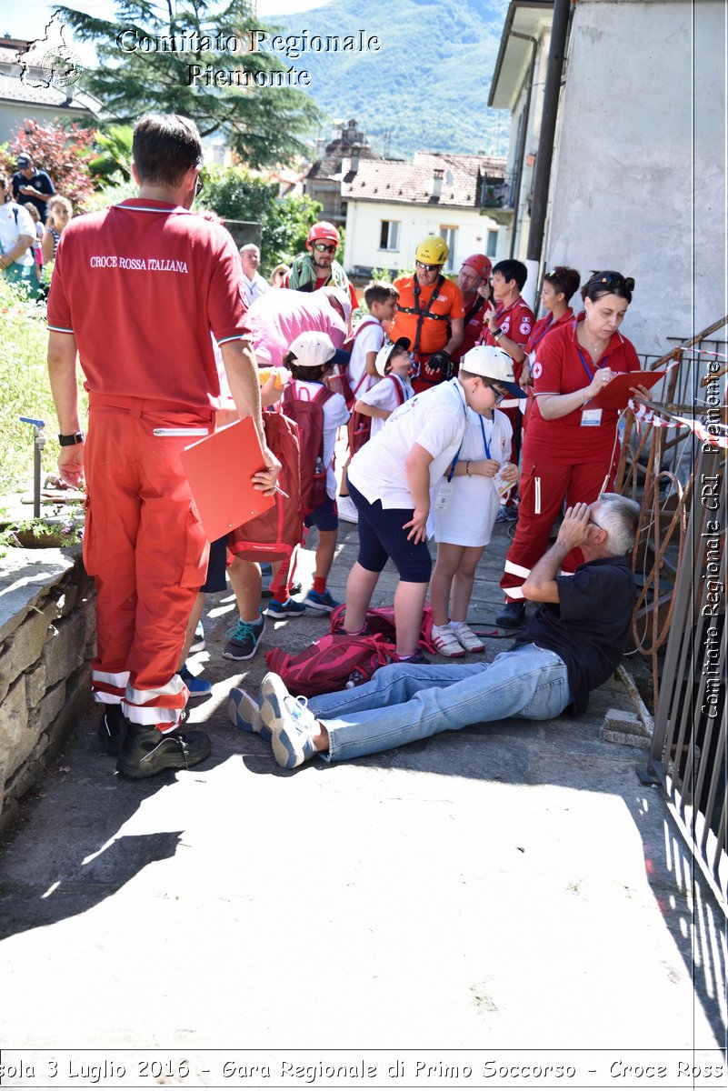 Domodossola 3 Luglio 2016 - Gara Regionale di Primo Soccorso - Croce Rossa Italiana- Comitato Regionale del Piemonte