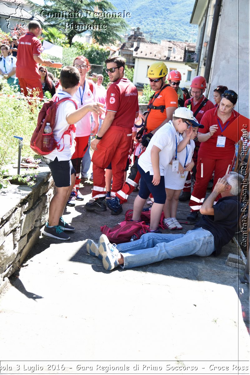 Domodossola 3 Luglio 2016 - Gara Regionale di Primo Soccorso - Croce Rossa Italiana- Comitato Regionale del Piemonte