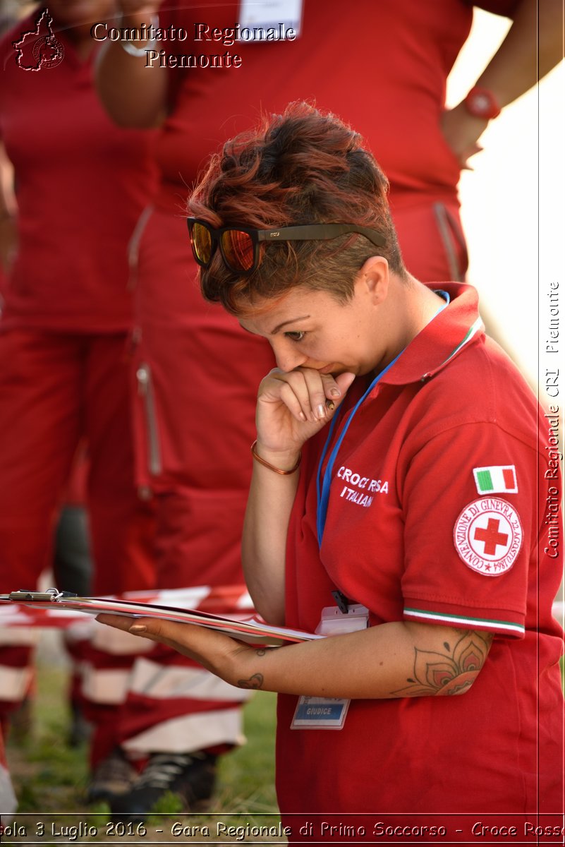 Domodossola 3 Luglio 2016 - Gara Regionale di Primo Soccorso - Croce Rossa Italiana- Comitato Regionale del Piemonte