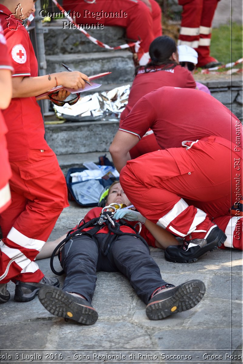 Domodossola 3 Luglio 2016 - Gara Regionale di Primo Soccorso - Croce Rossa Italiana- Comitato Regionale del Piemonte