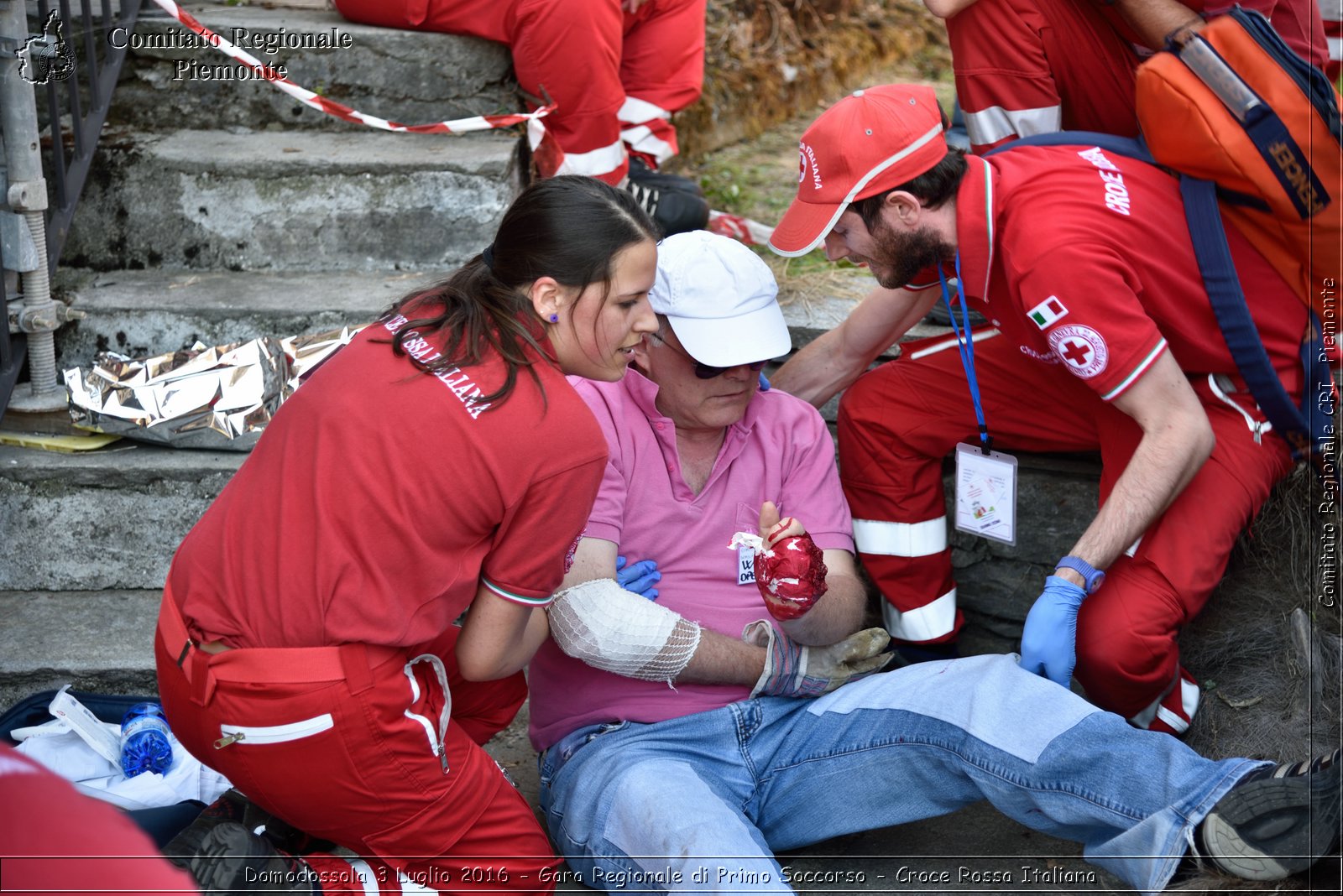 Domodossola 3 Luglio 2016 - Gara Regionale di Primo Soccorso - Croce Rossa Italiana- Comitato Regionale del Piemonte