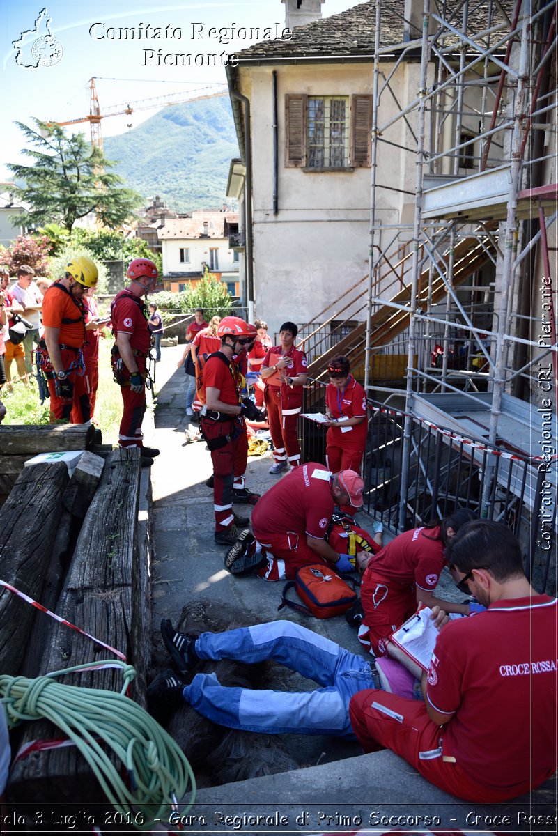 Domodossola 3 Luglio 2016 - Gara Regionale di Primo Soccorso - Croce Rossa Italiana- Comitato Regionale del Piemonte