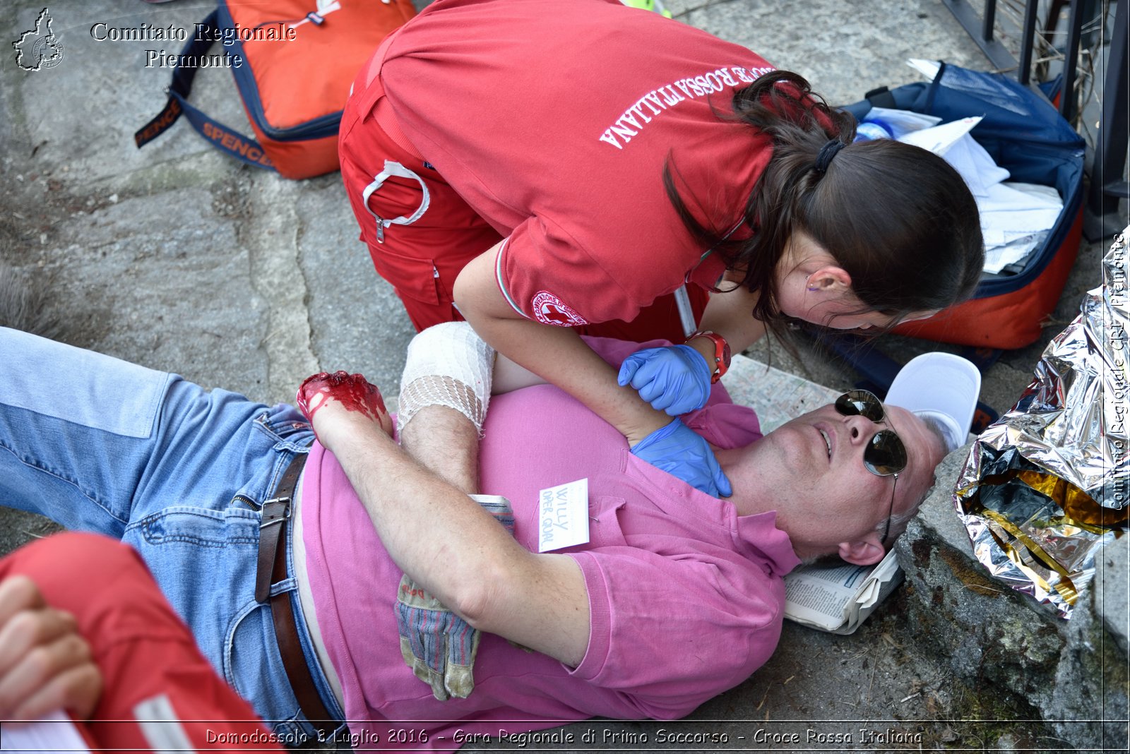 Domodossola 3 Luglio 2016 - Gara Regionale di Primo Soccorso - Croce Rossa Italiana- Comitato Regionale del Piemonte