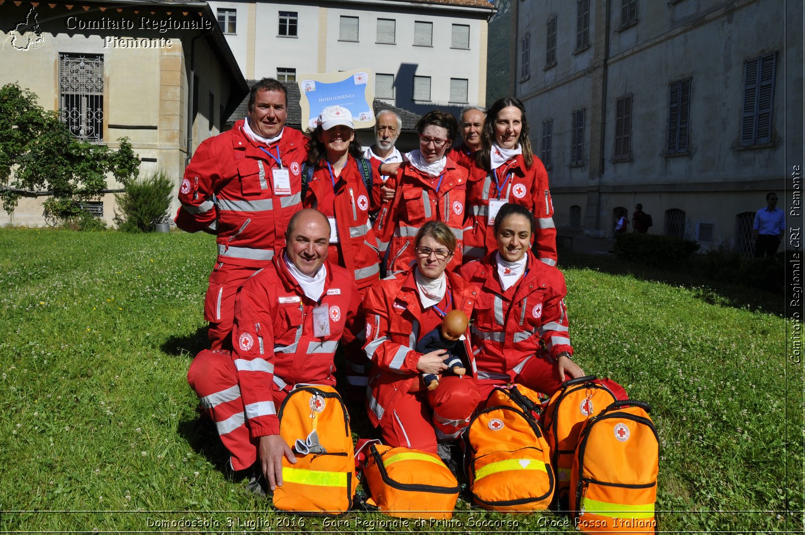 Domodossola 3 Luglio 2016 - Gara Regionale di Primo Soccorso - Croce Rossa Italiana- Comitato Regionale del Piemonte