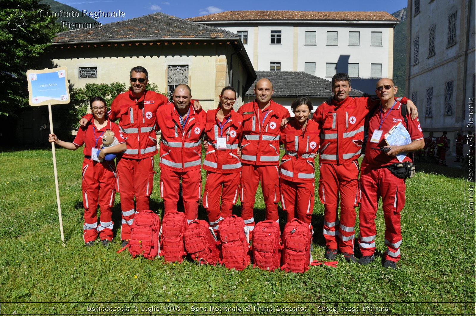 Domodossola 3 Luglio 2016 - Gara Regionale di Primo Soccorso - Croce Rossa Italiana- Comitato Regionale del Piemonte