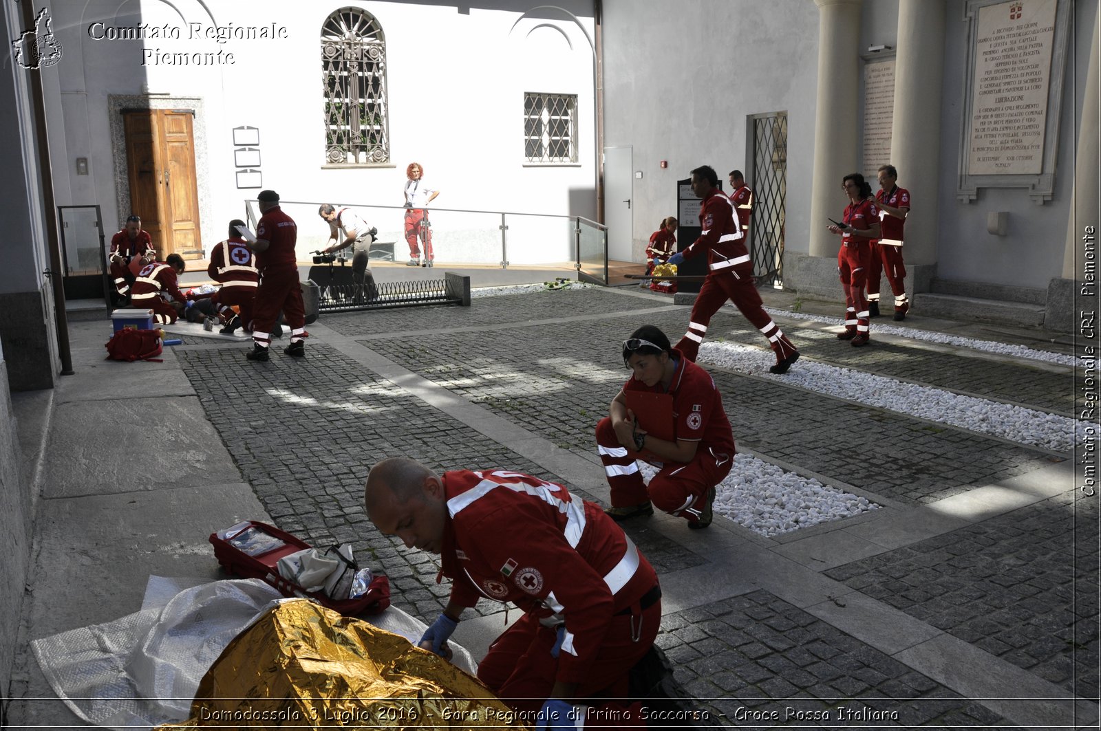 Domodossola 3 Luglio 2016 - Gara Regionale di Primo Soccorso - Croce Rossa Italiana- Comitato Regionale del Piemonte