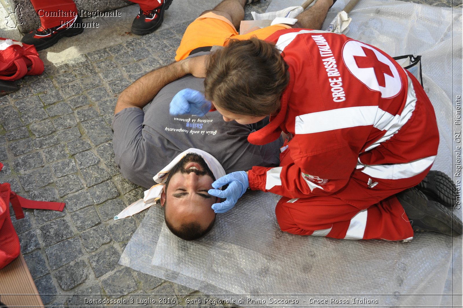 Domodossola 3 Luglio 2016 - Gara Regionale di Primo Soccorso - Croce Rossa Italiana- Comitato Regionale del Piemonte