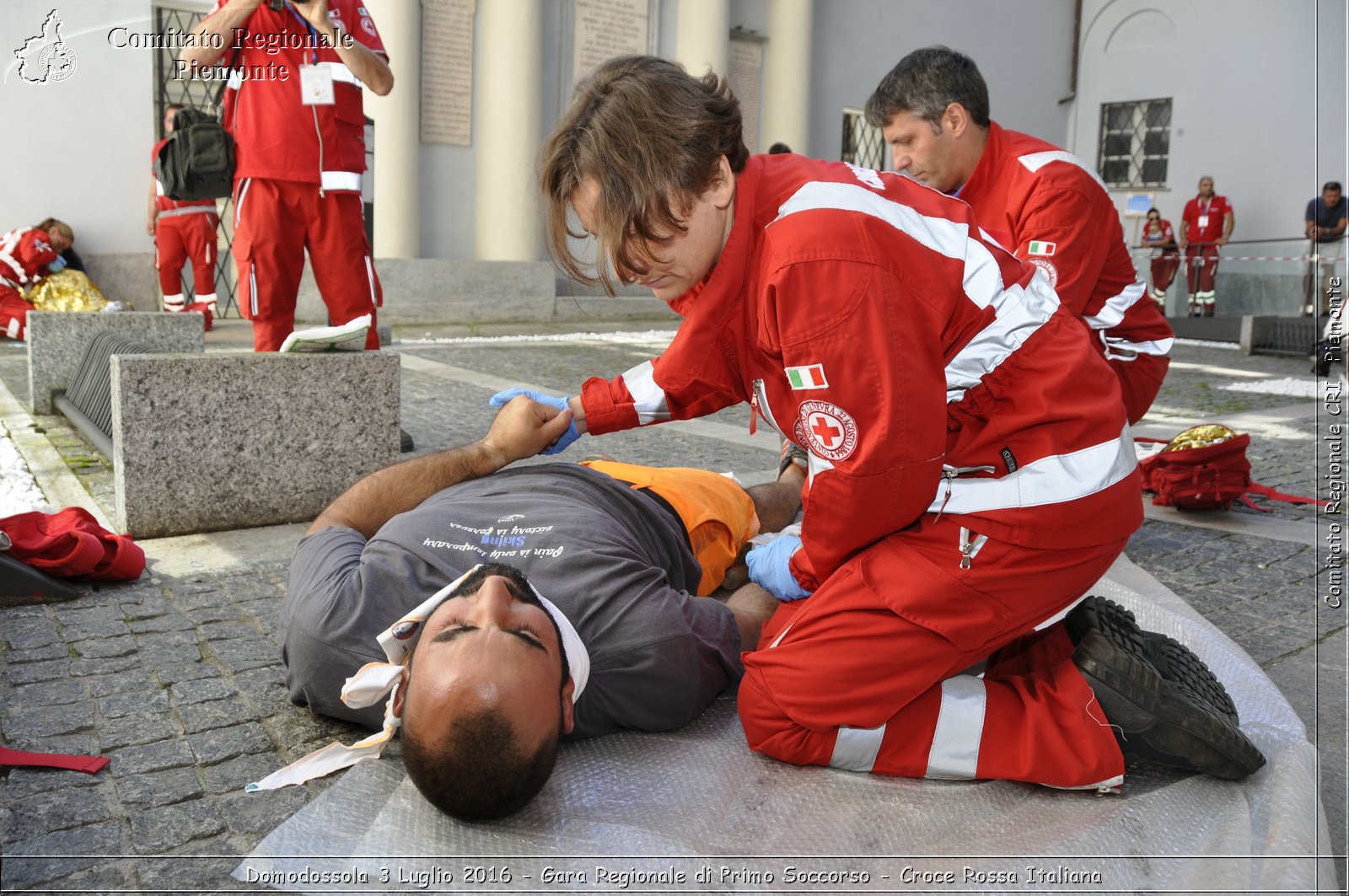 Domodossola 3 Luglio 2016 - Gara Regionale di Primo Soccorso - Croce Rossa Italiana- Comitato Regionale del Piemonte