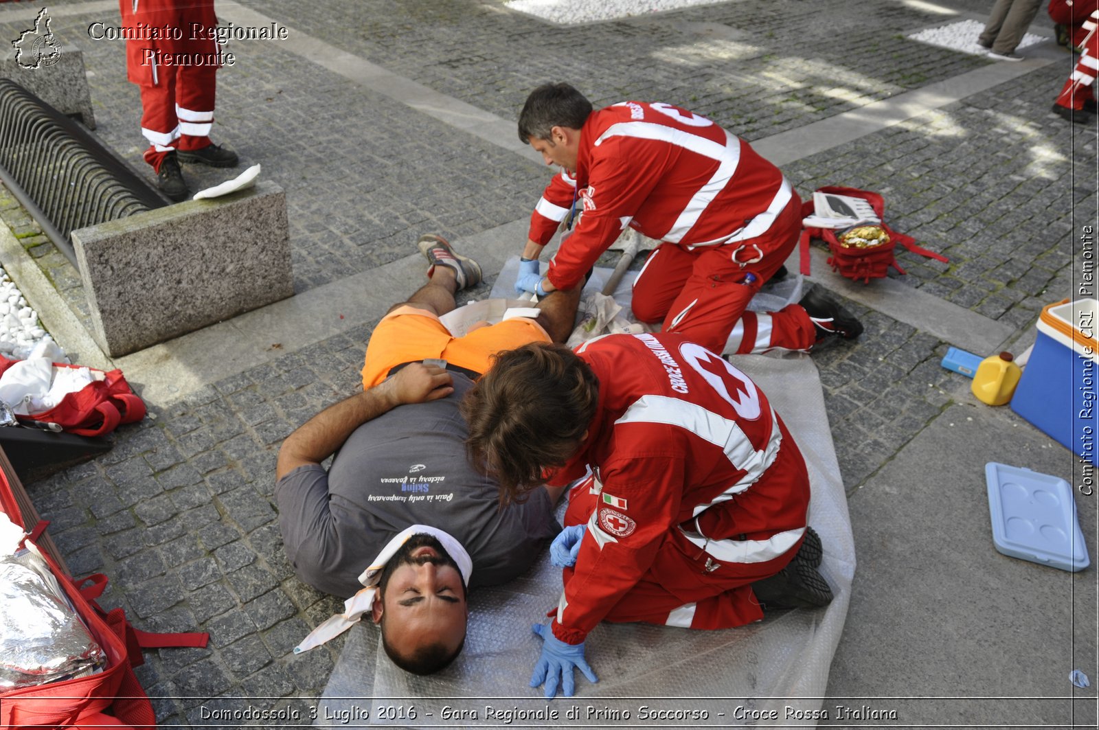 Domodossola 3 Luglio 2016 - Gara Regionale di Primo Soccorso - Croce Rossa Italiana- Comitato Regionale del Piemonte