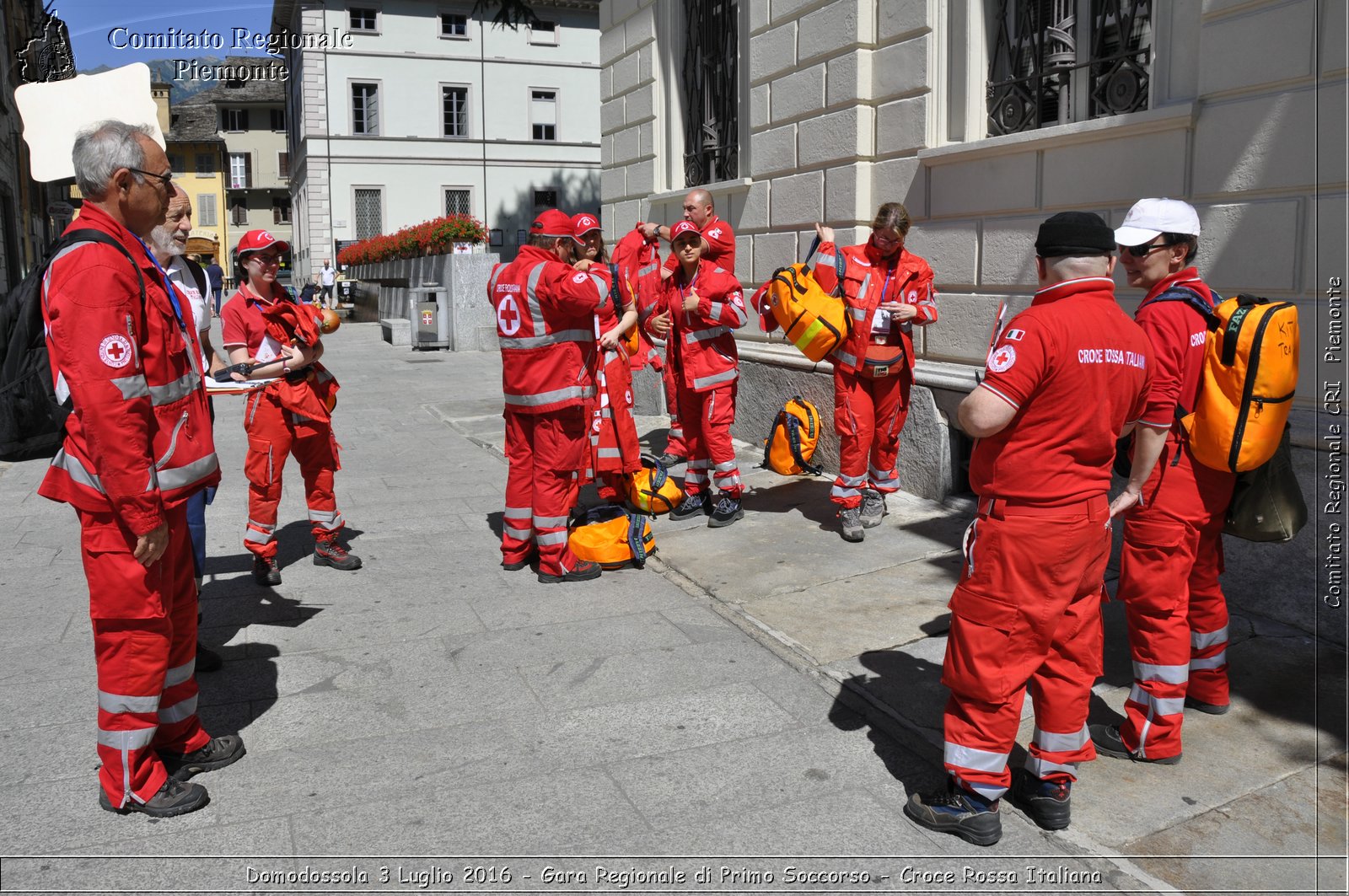 Domodossola 3 Luglio 2016 - Gara Regionale di Primo Soccorso - Croce Rossa Italiana- Comitato Regionale del Piemonte