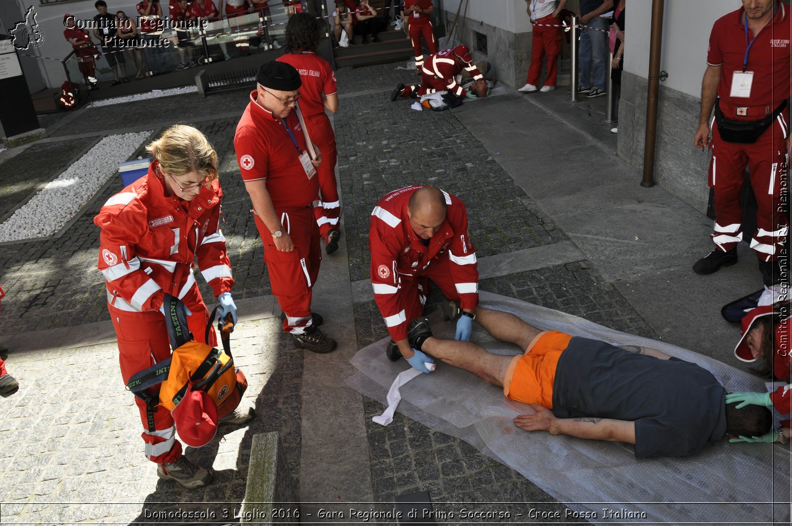 Domodossola 3 Luglio 2016 - Gara Regionale di Primo Soccorso - Croce Rossa Italiana- Comitato Regionale del Piemonte