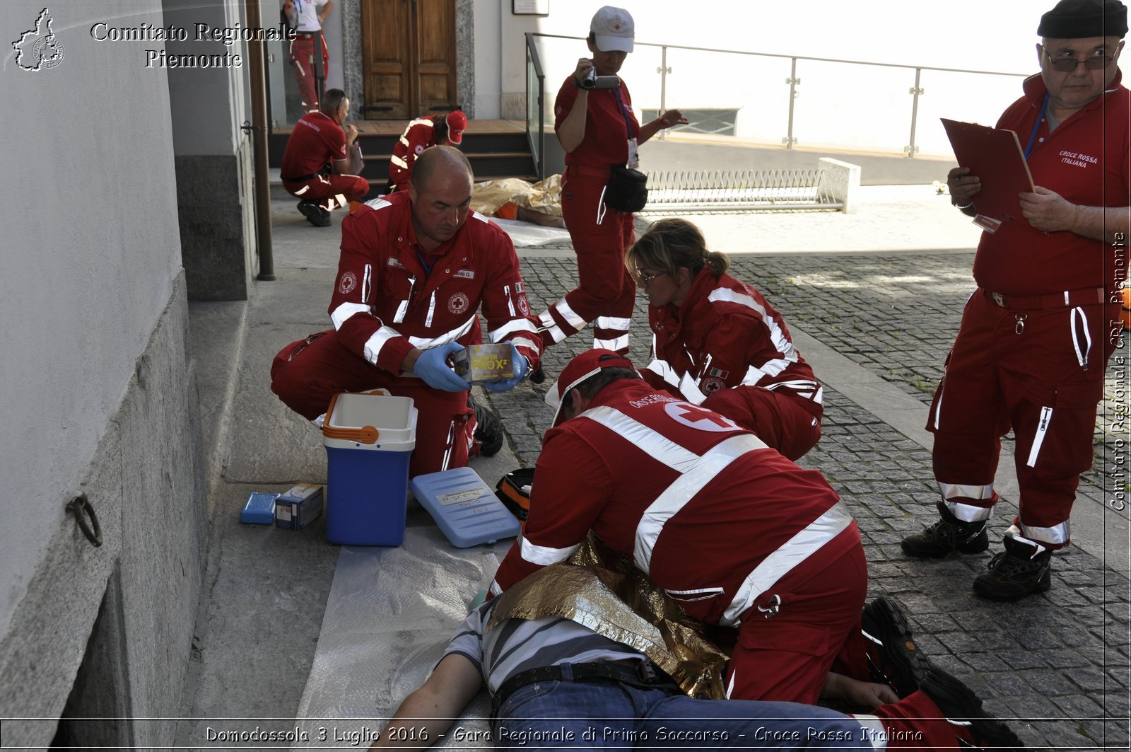 Domodossola 3 Luglio 2016 - Gara Regionale di Primo Soccorso - Croce Rossa Italiana- Comitato Regionale del Piemonte