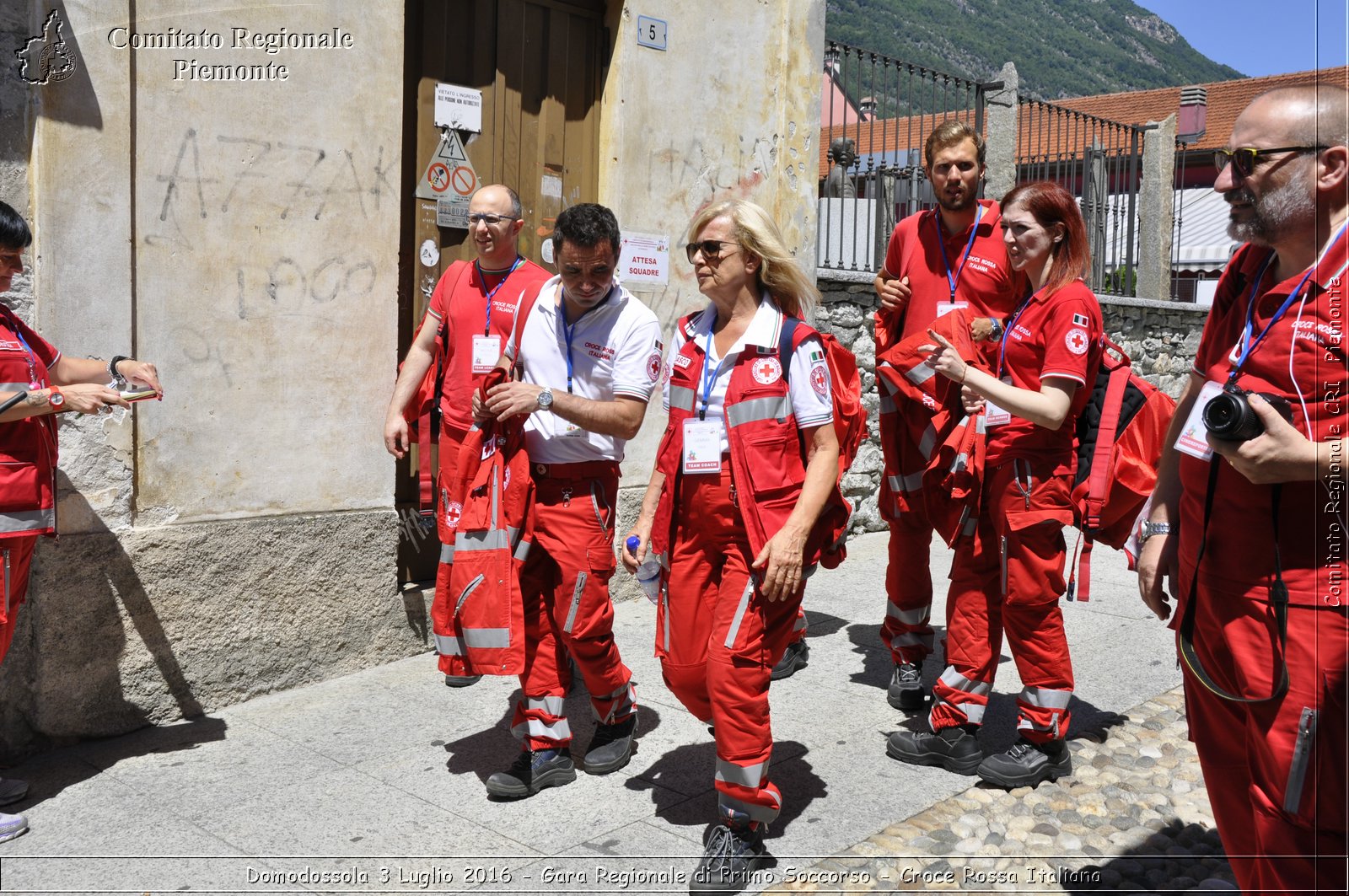 Domodossola 3 Luglio 2016 - Gara Regionale di Primo Soccorso - Croce Rossa Italiana- Comitato Regionale del Piemonte