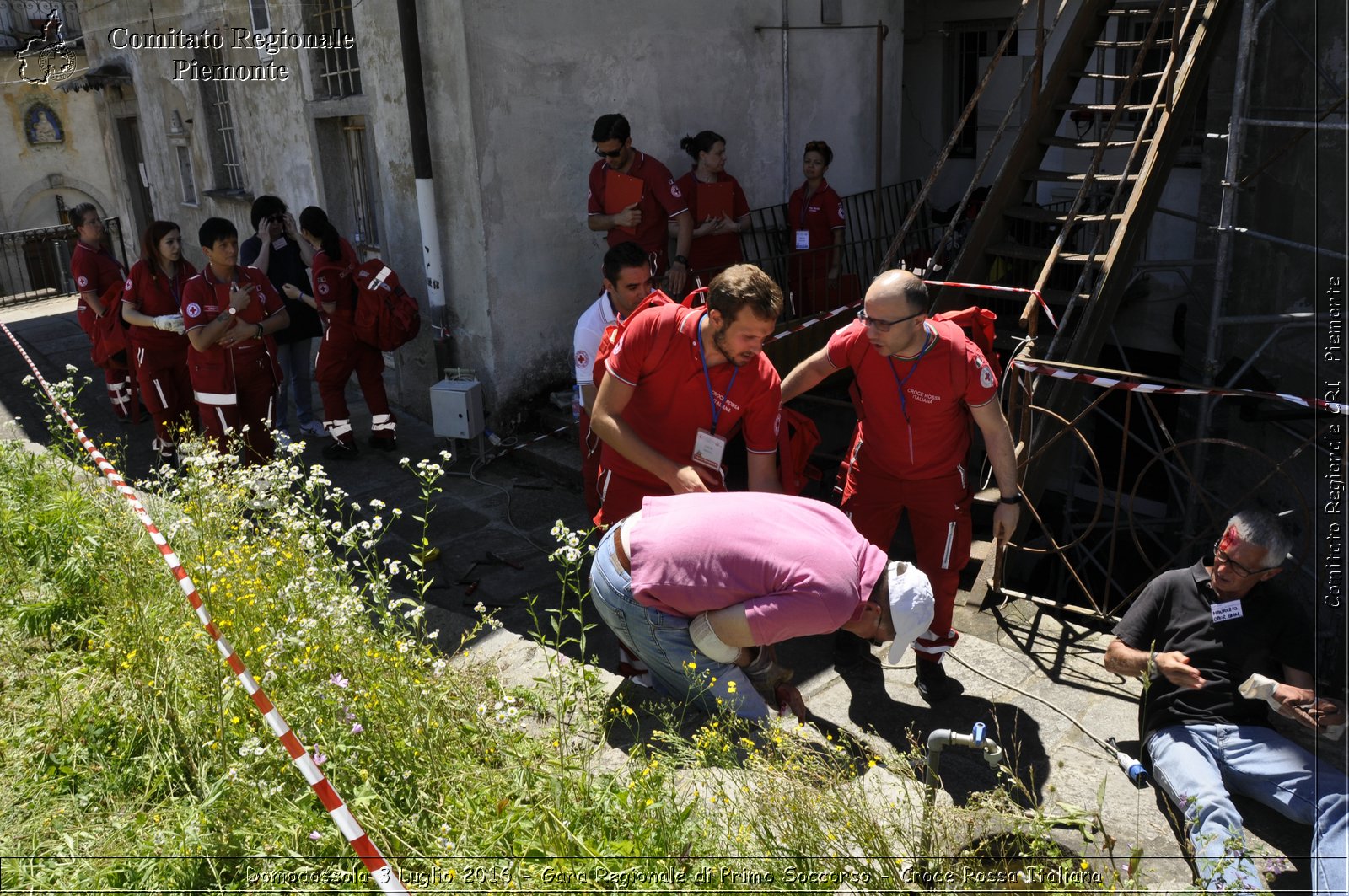 Domodossola 3 Luglio 2016 - Gara Regionale di Primo Soccorso - Croce Rossa Italiana- Comitato Regionale del Piemonte