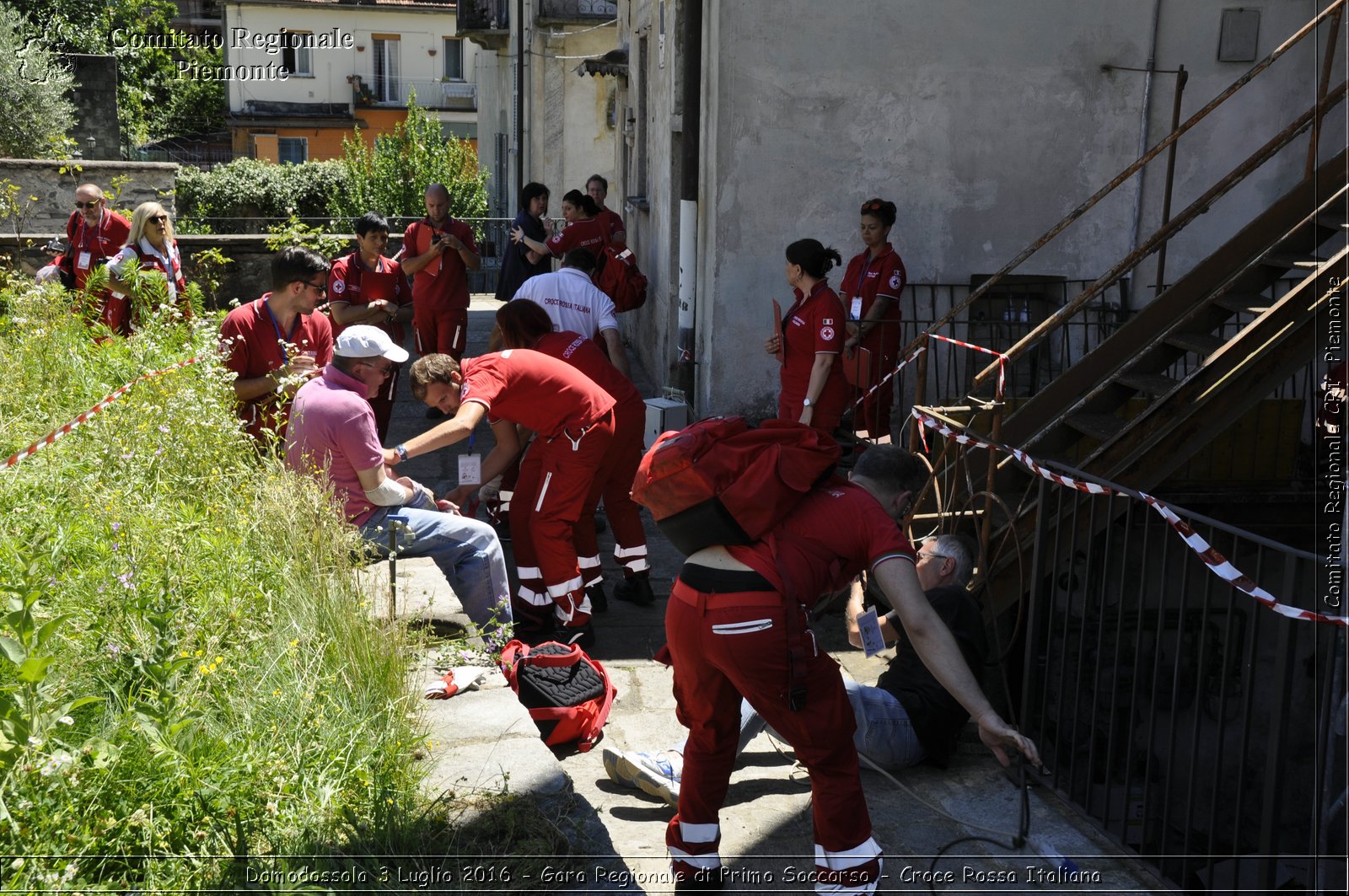 Domodossola 3 Luglio 2016 - Gara Regionale di Primo Soccorso - Croce Rossa Italiana- Comitato Regionale del Piemonte