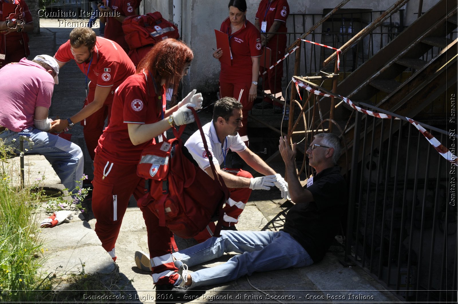 Domodossola 3 Luglio 2016 - Gara Regionale di Primo Soccorso - Croce Rossa Italiana- Comitato Regionale del Piemonte