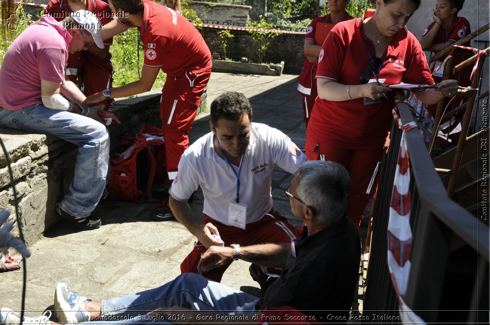 Domodossola 3 Luglio 2016 - Gara Regionale di Primo Soccorso - Croce Rossa Italiana- Comitato Regionale del Piemonte