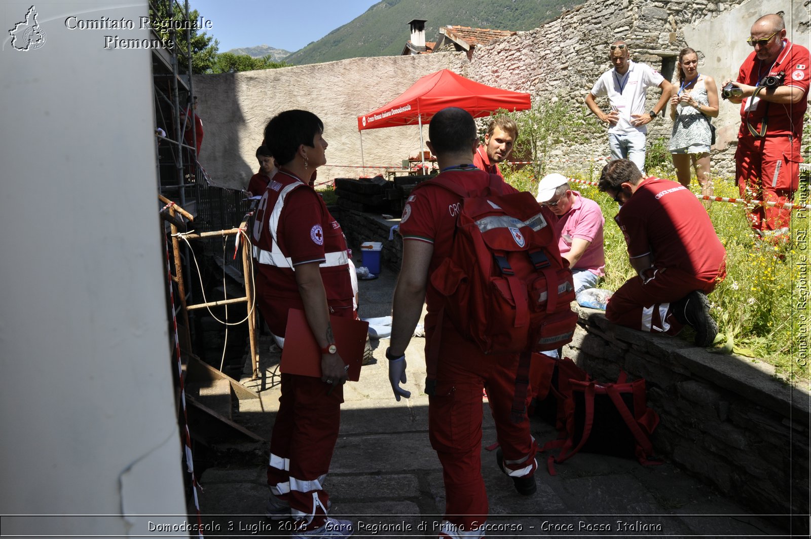 Domodossola 3 Luglio 2016 - Gara Regionale di Primo Soccorso - Croce Rossa Italiana- Comitato Regionale del Piemonte