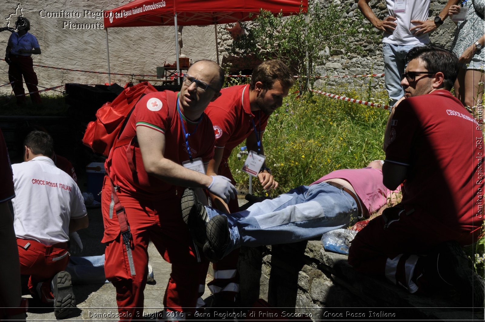 Domodossola 3 Luglio 2016 - Gara Regionale di Primo Soccorso - Croce Rossa Italiana- Comitato Regionale del Piemonte