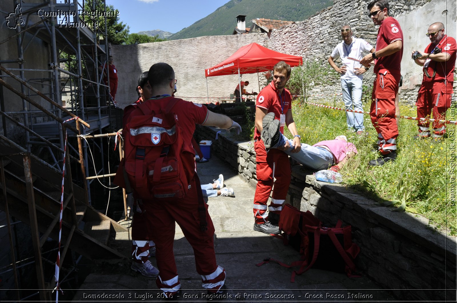 Domodossola 3 Luglio 2016 - Gara Regionale di Primo Soccorso - Croce Rossa Italiana- Comitato Regionale del Piemonte